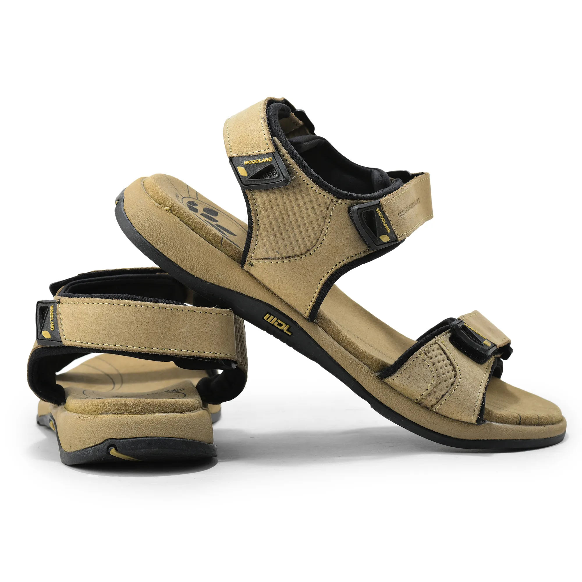 Khaki Sandals For Men - Thumbnail 10
