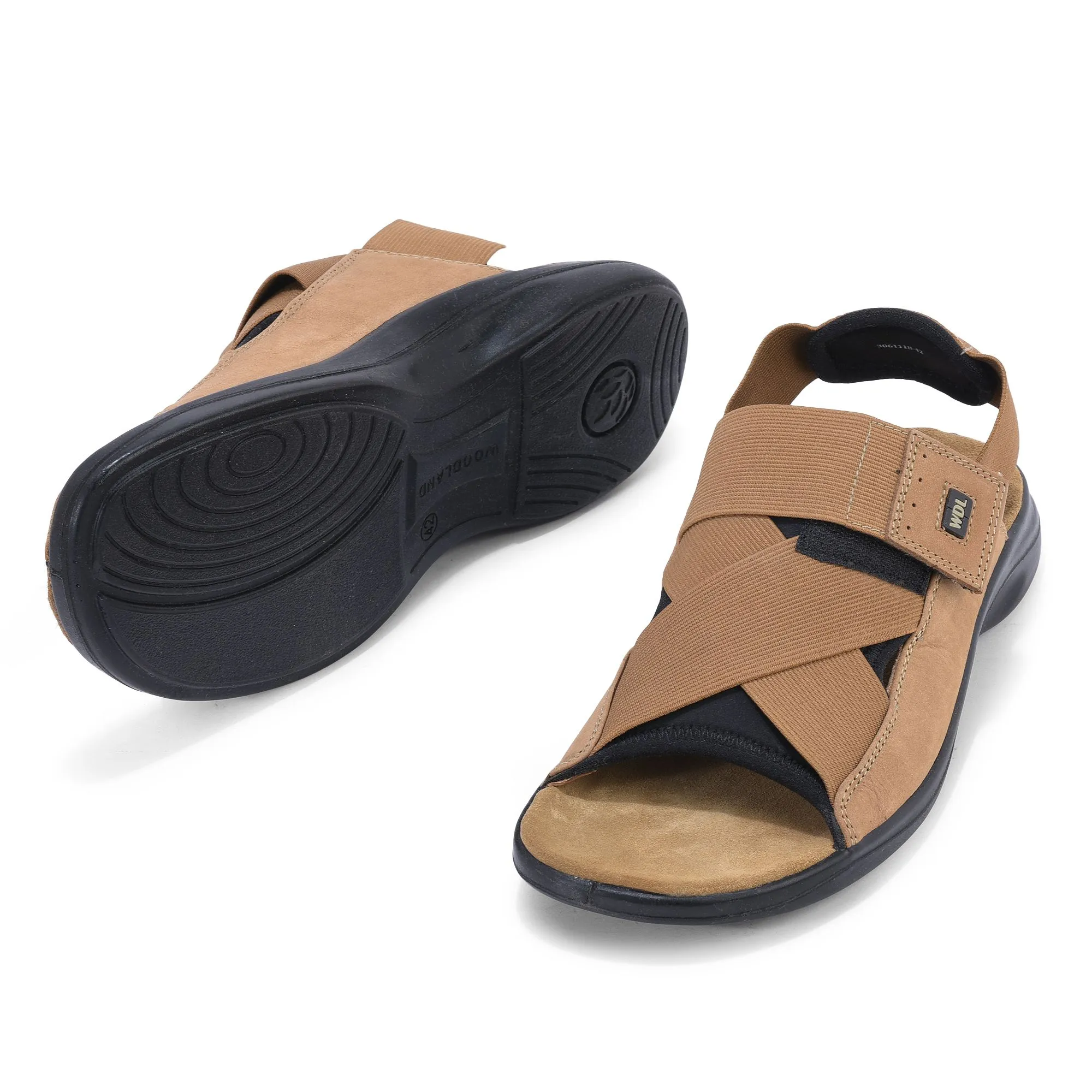 Camel casual sandal for men - Thumbnail 4