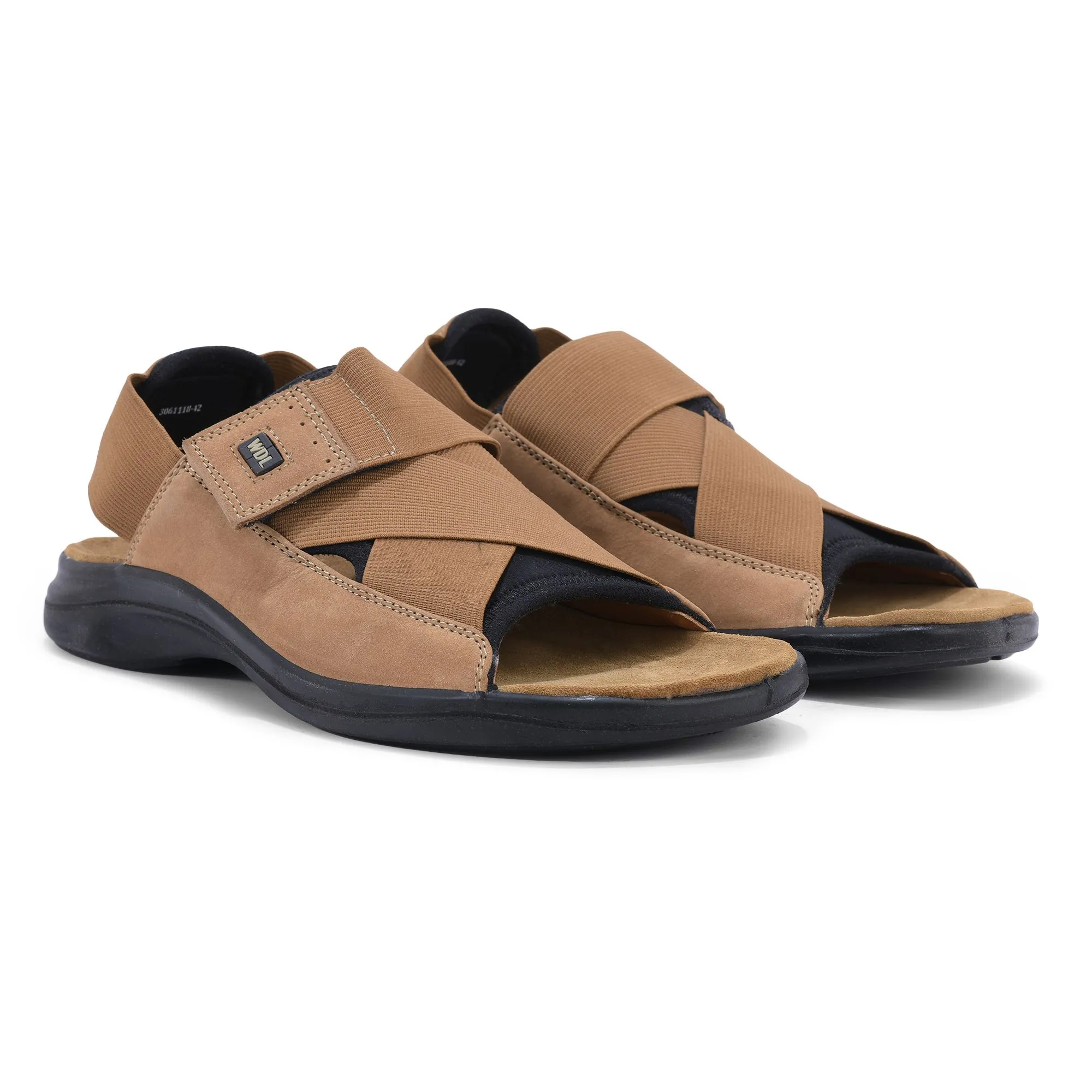 Camel casual sandal for men - Thumbnail 6