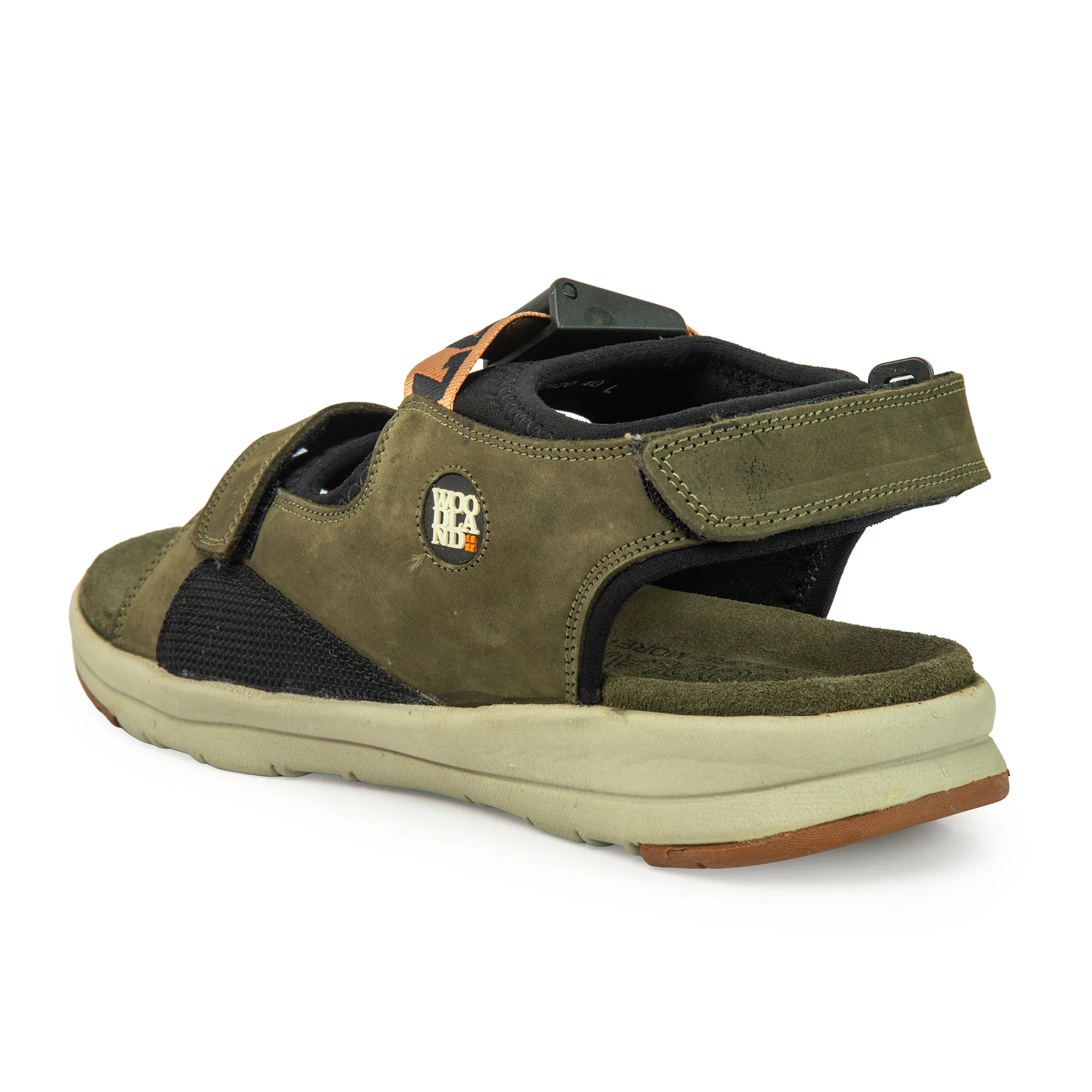 Woodland Men’s Olive Green Flow Nubuck Sandals - Thumbnail 7