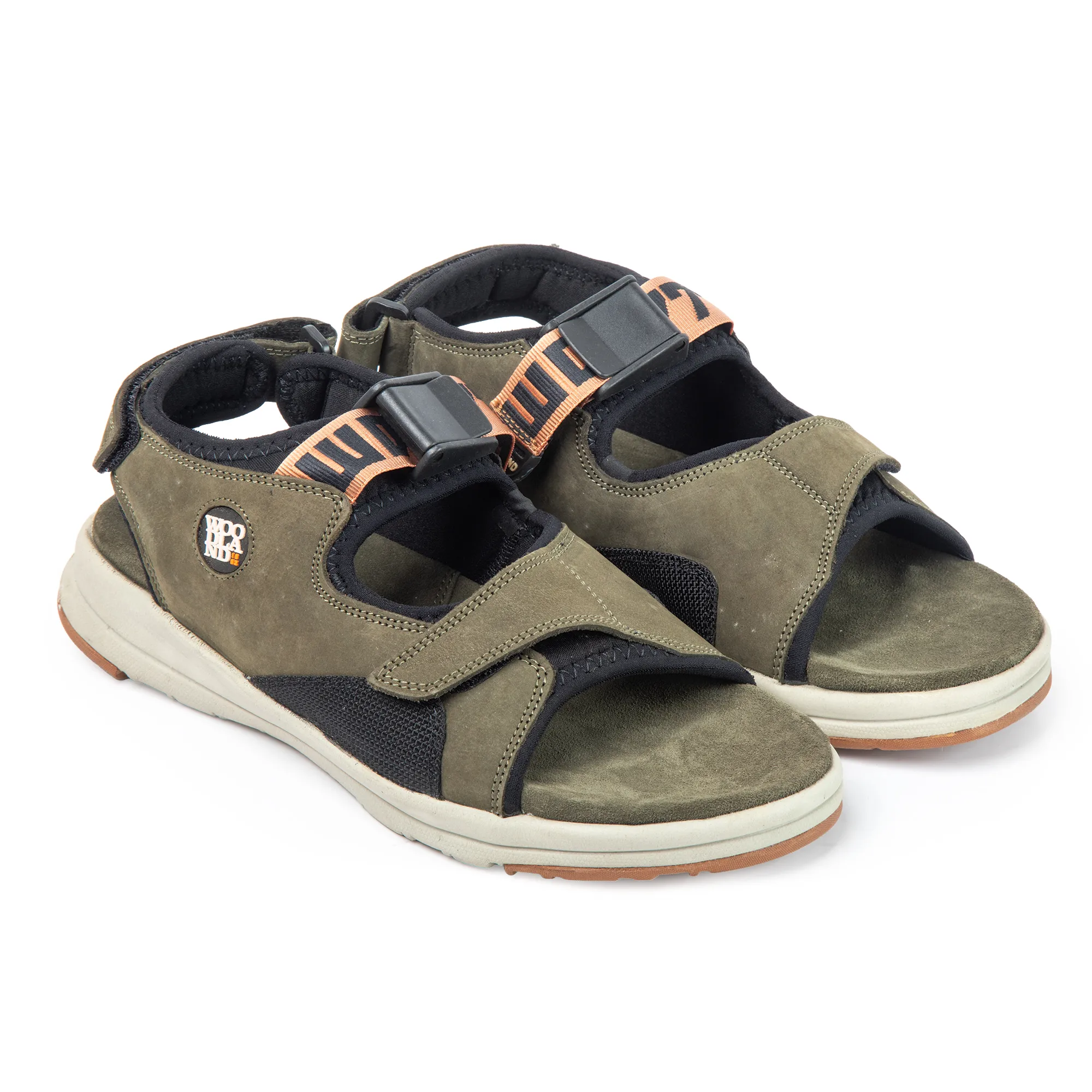 Woodland Men’s Olive Green Flow Nubuck Sandals - Thumbnail 8