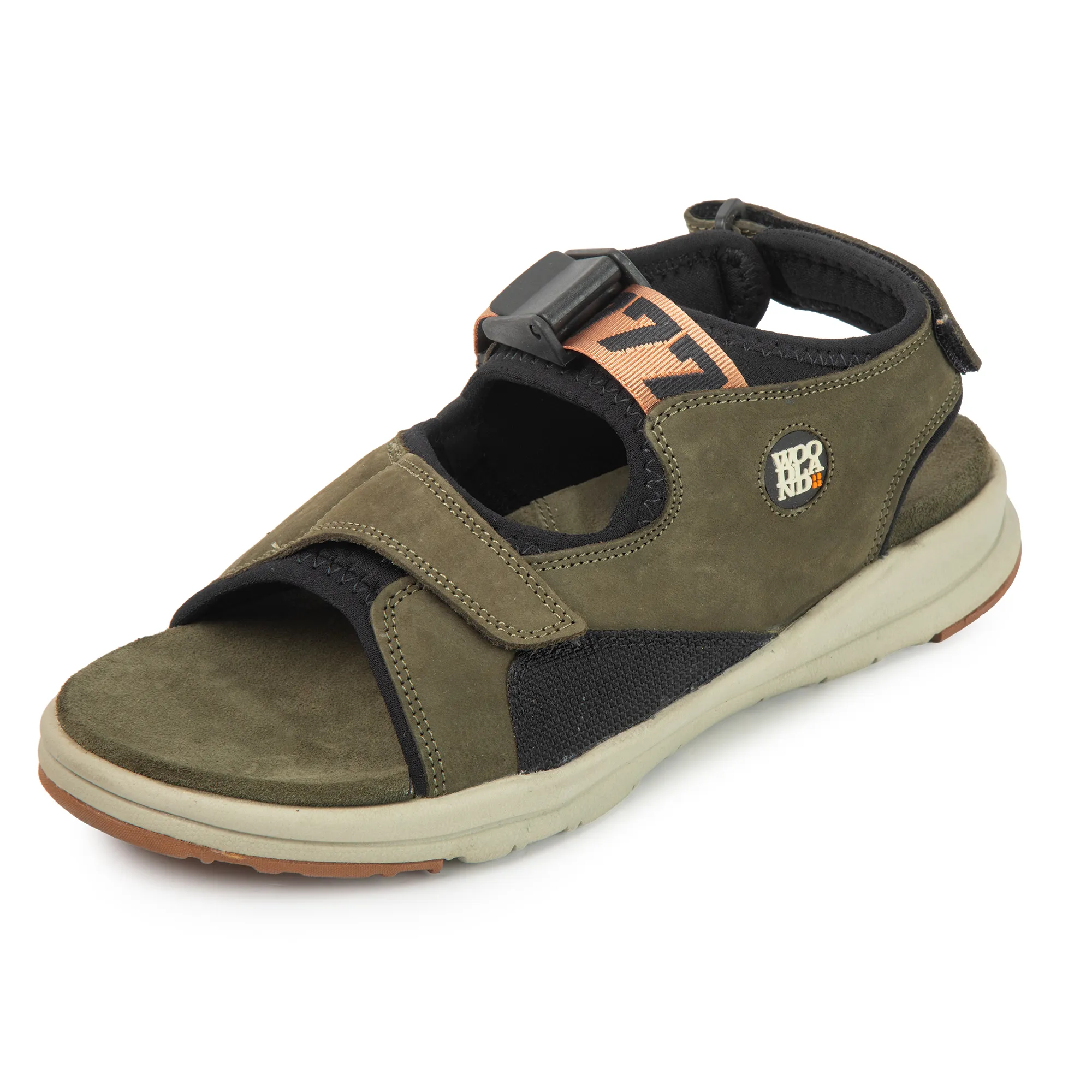 Woodland Men’s Olive Green Flow Nubuck Sandals - Thumbnail 11