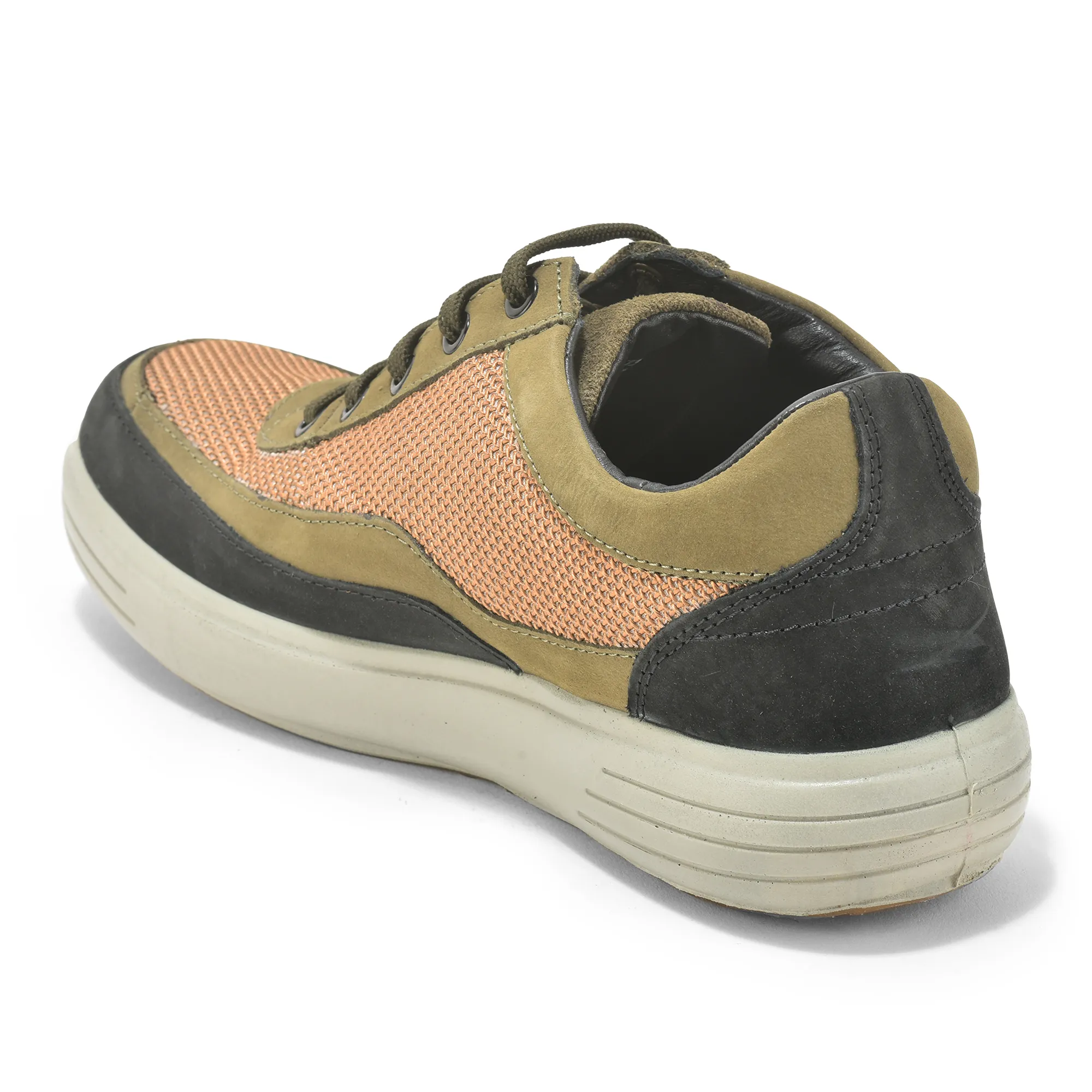 Woodland Olive Green Casual Lace Up Shoes  - Thumbnail 6