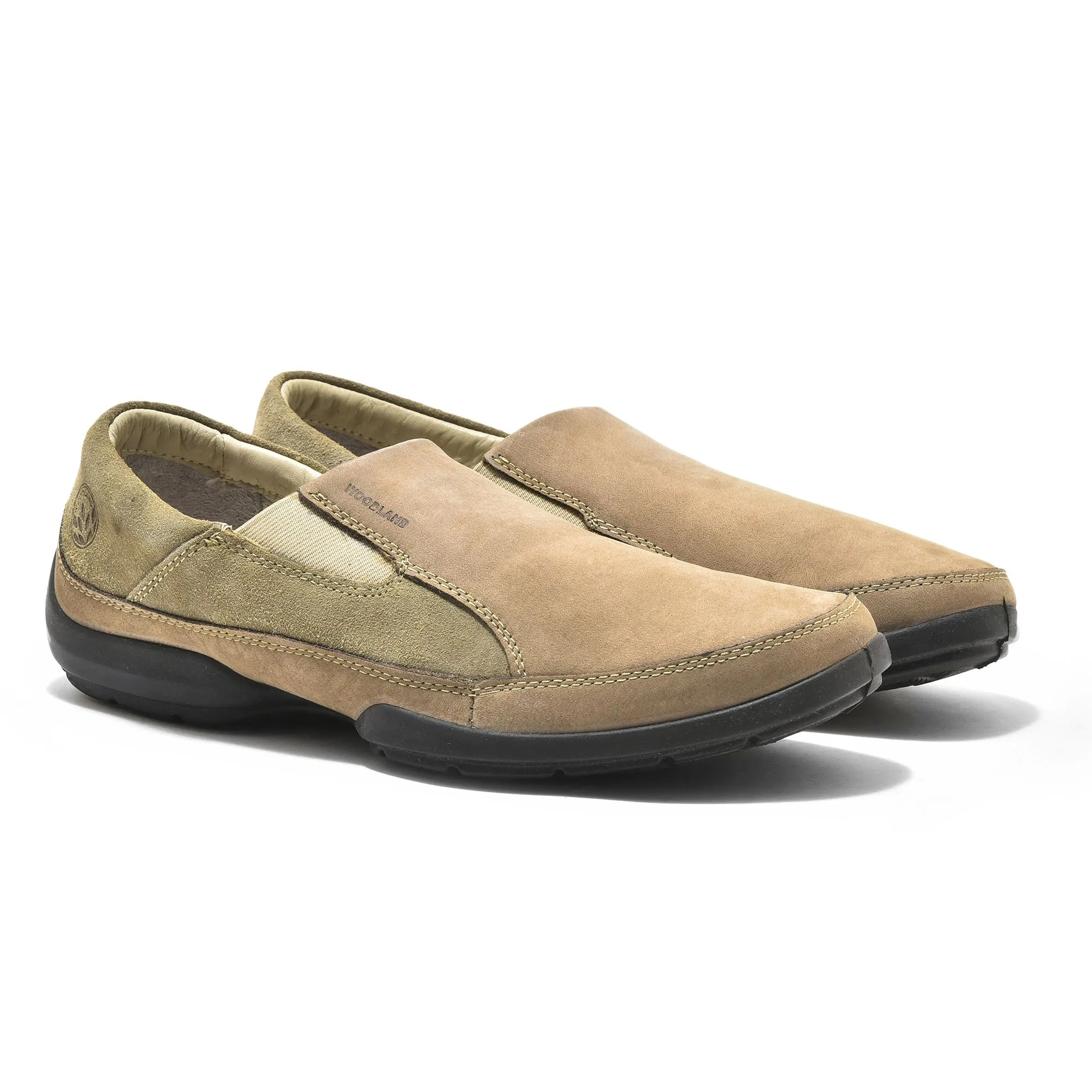 Dubai Khaki Slip-On Shoe For Men - Thumbnail 6