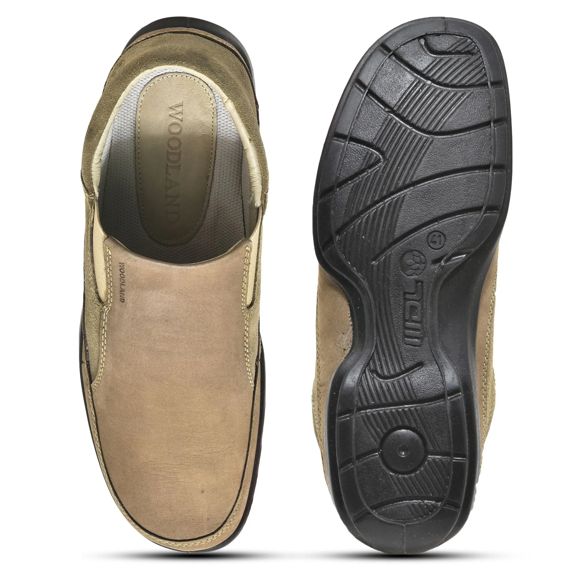 Dubai Khaki Slip-On Shoe For Men - Thumbnail 7