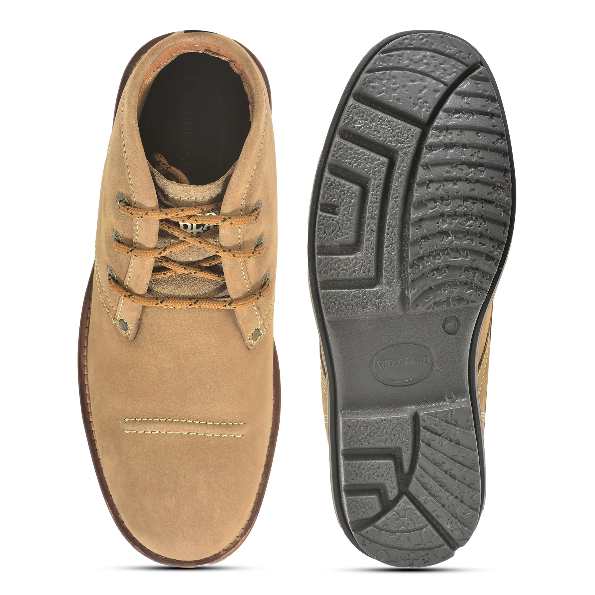 Tobacco Nubuk Boots For Men - Thumbnail 8