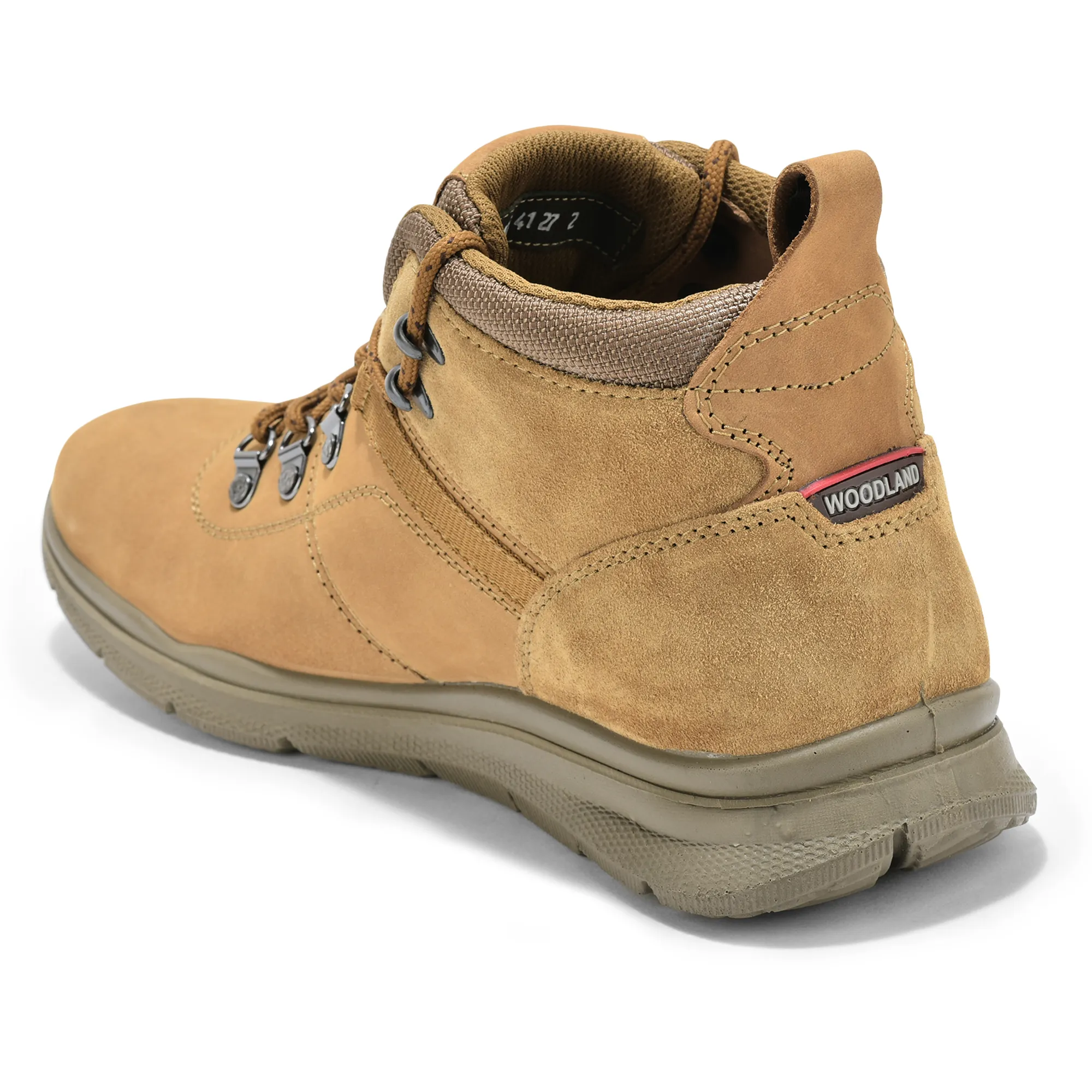 Woodland Camel Mid-top Boots for Men - Thumbnail 6