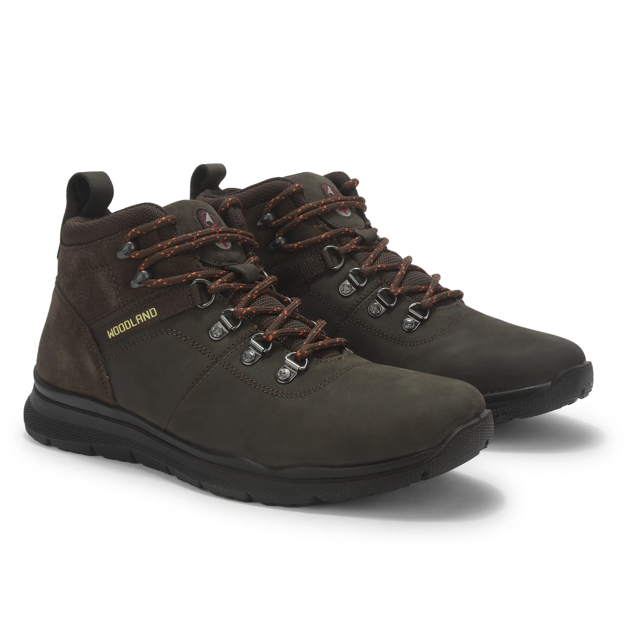Woodland Russia DBrown Mid-top Boots for Men - Thumbnail 8