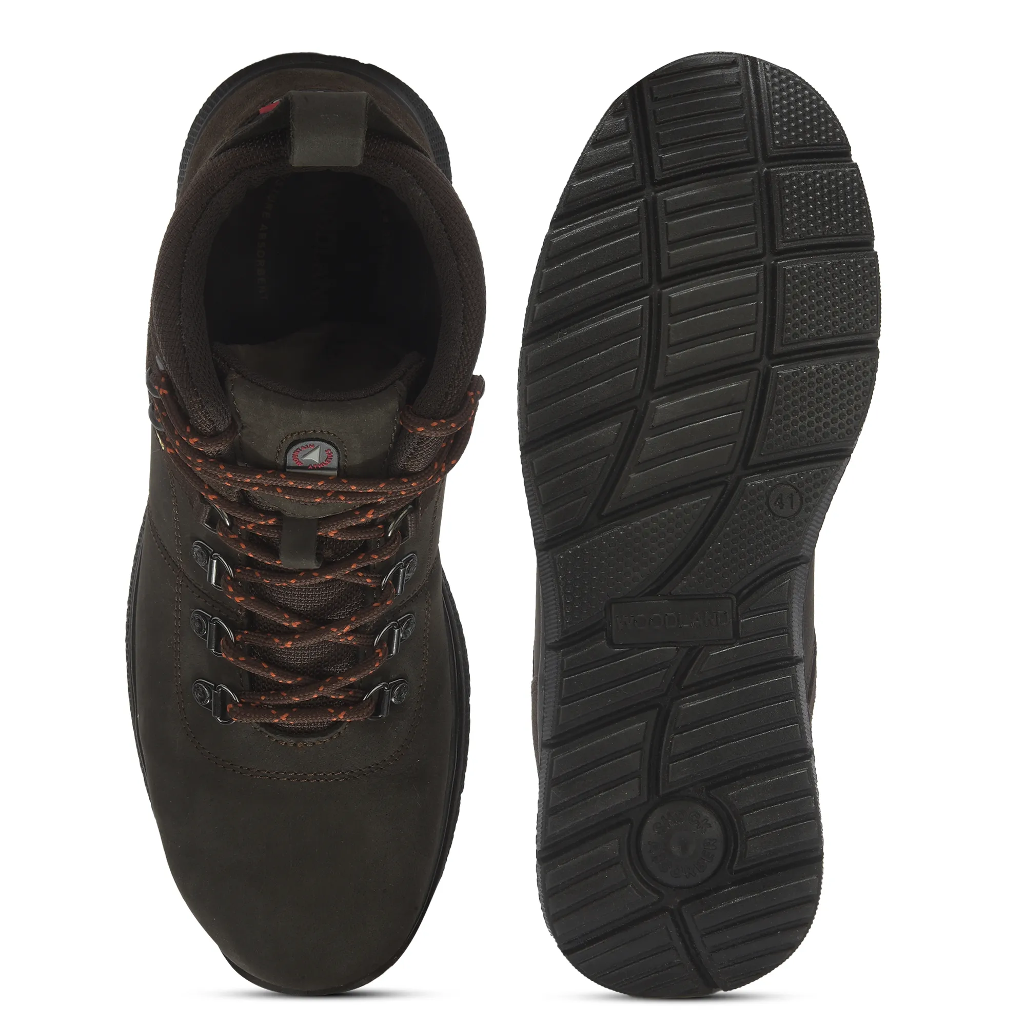 Woodland Russia DBrown Mid-top Boots for Men - Thumbnail 9