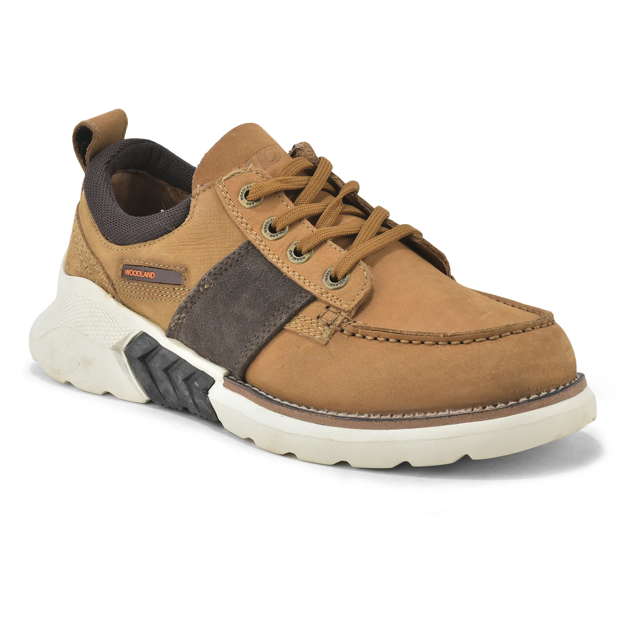 Woodland Camel Casual Lace Up Shoes For Men - Thumbnail 8