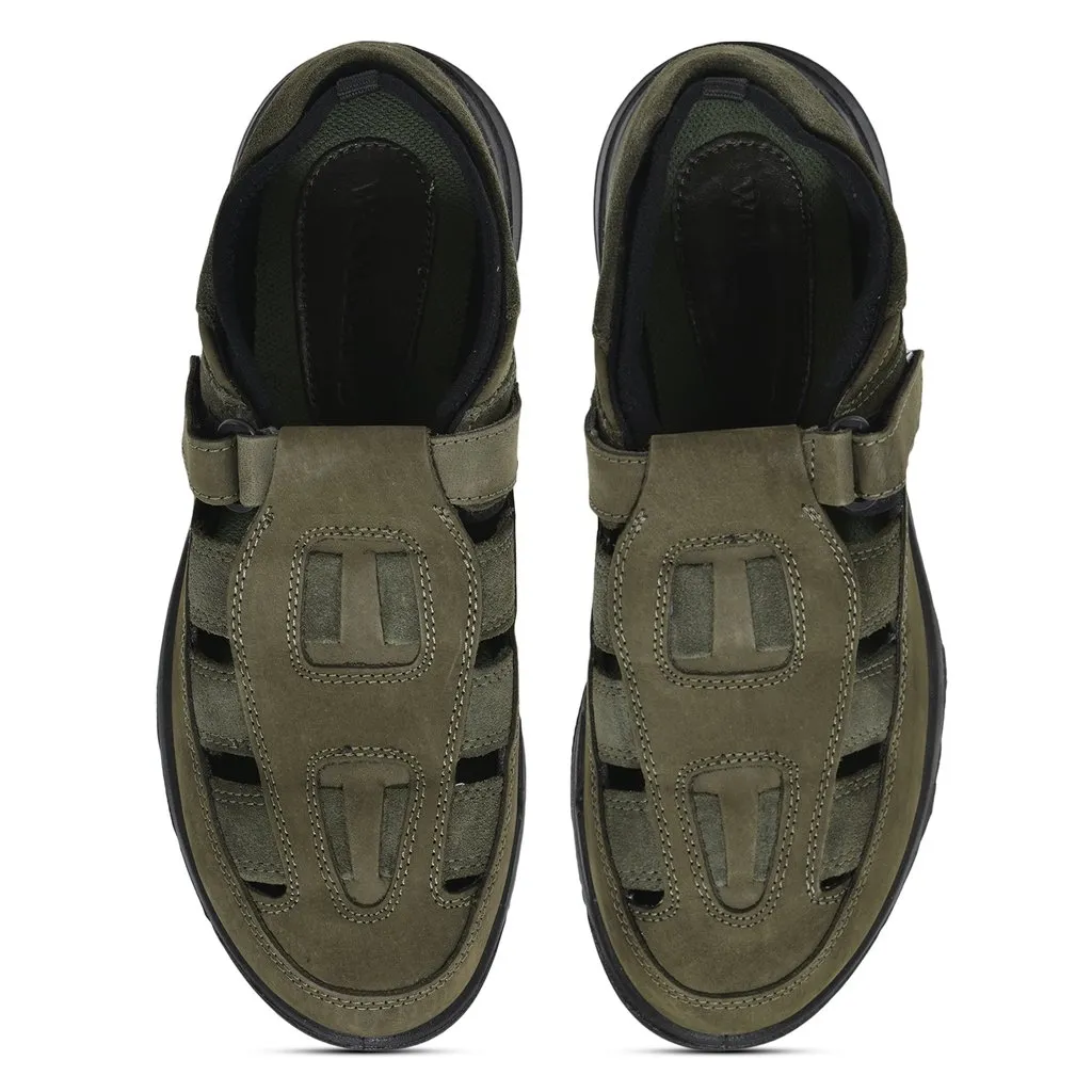 Olive Green Casual Shoes for Men - Thumbnail 3