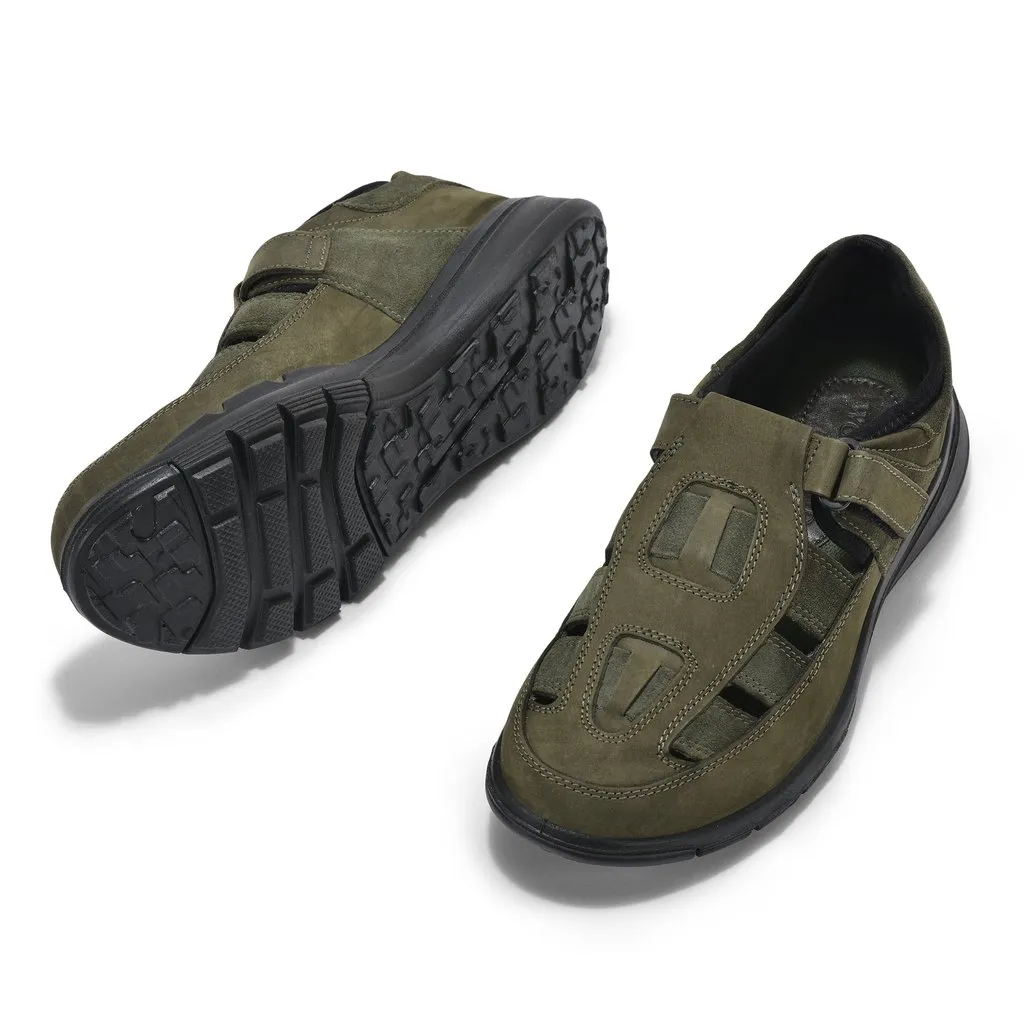 Olive Green Casual Shoes for Men - Thumbnail 4