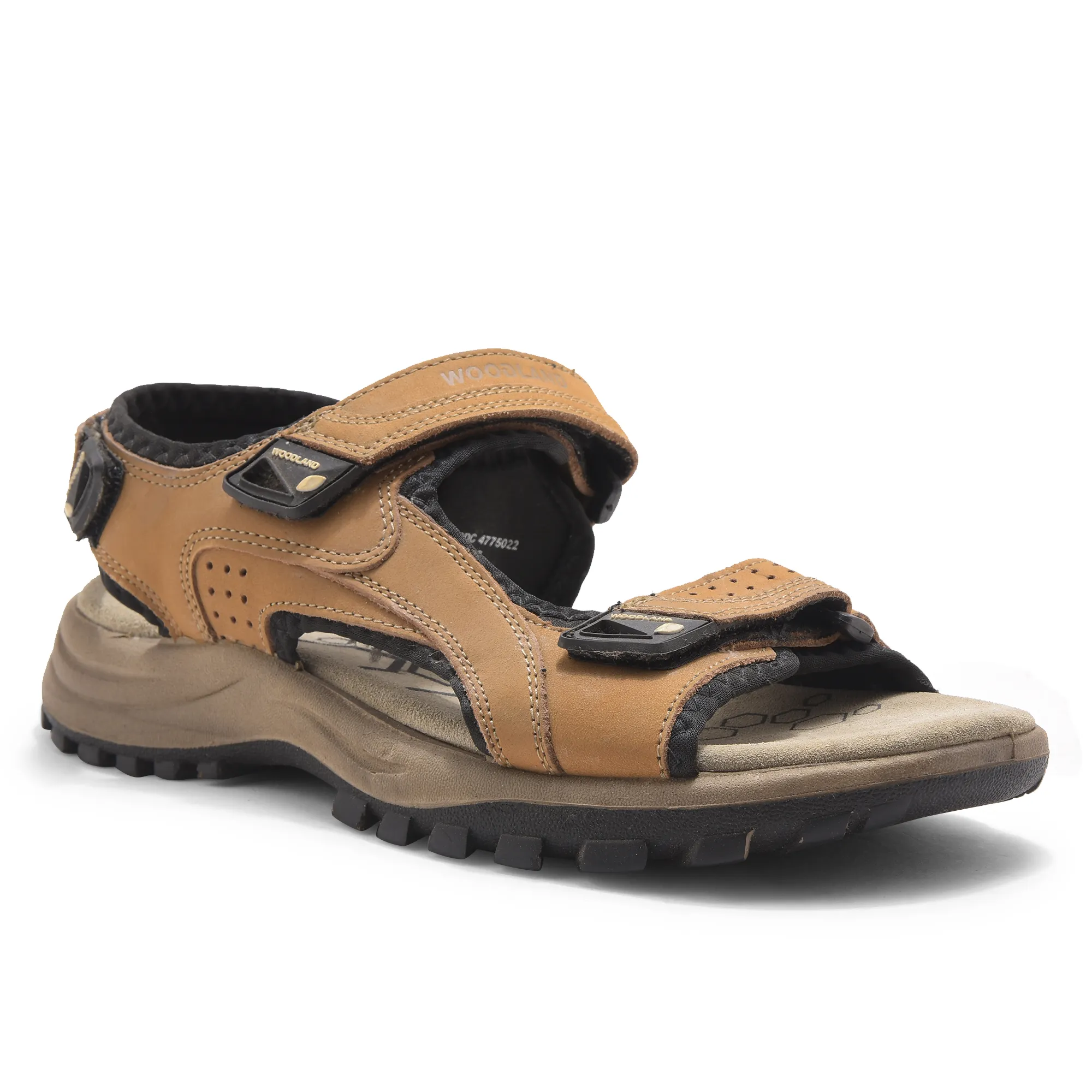 Nubuk Buff Camel Sandals For Men - Thumbnail 4