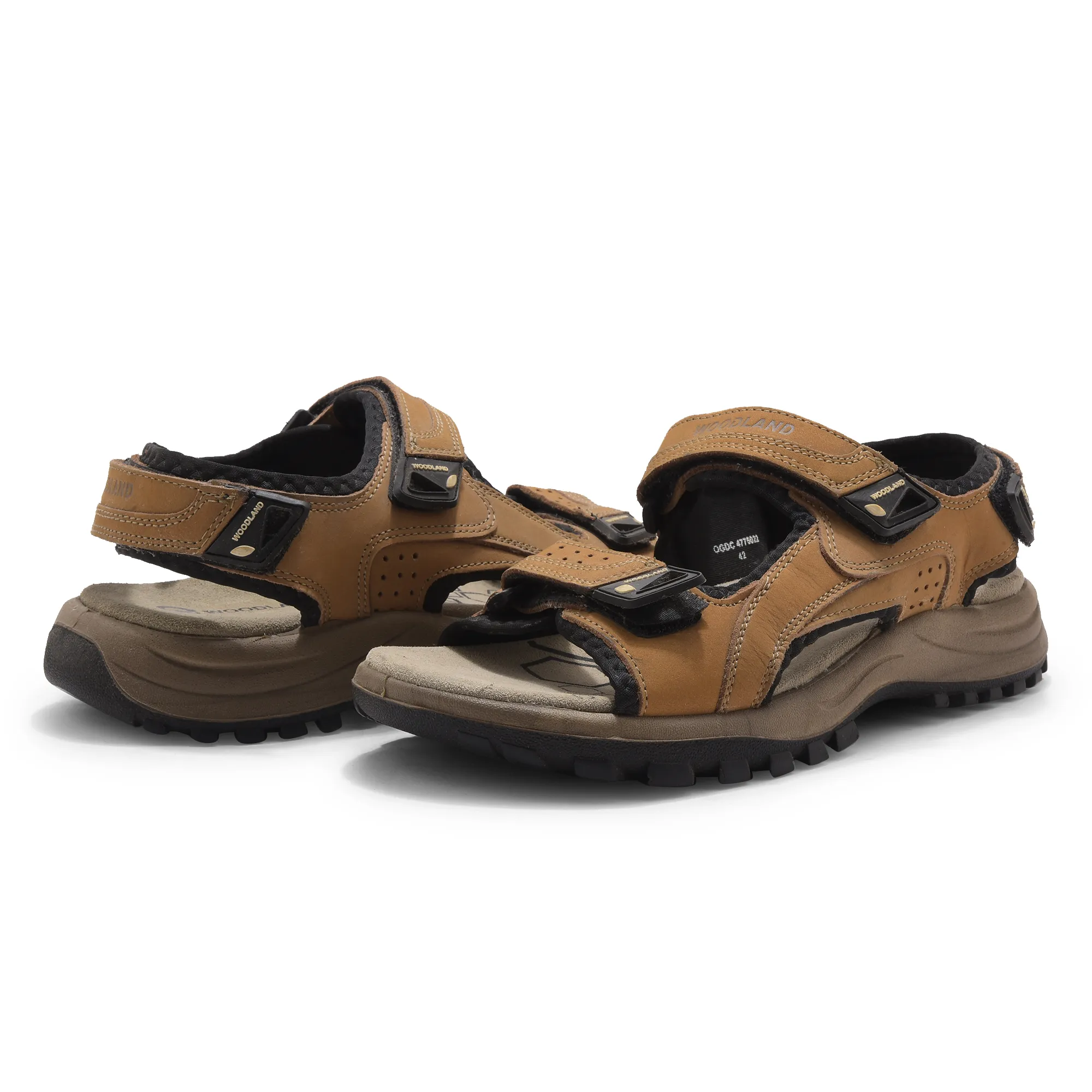 Nubuk Buff Camel Sandals For Men - Thumbnail 12