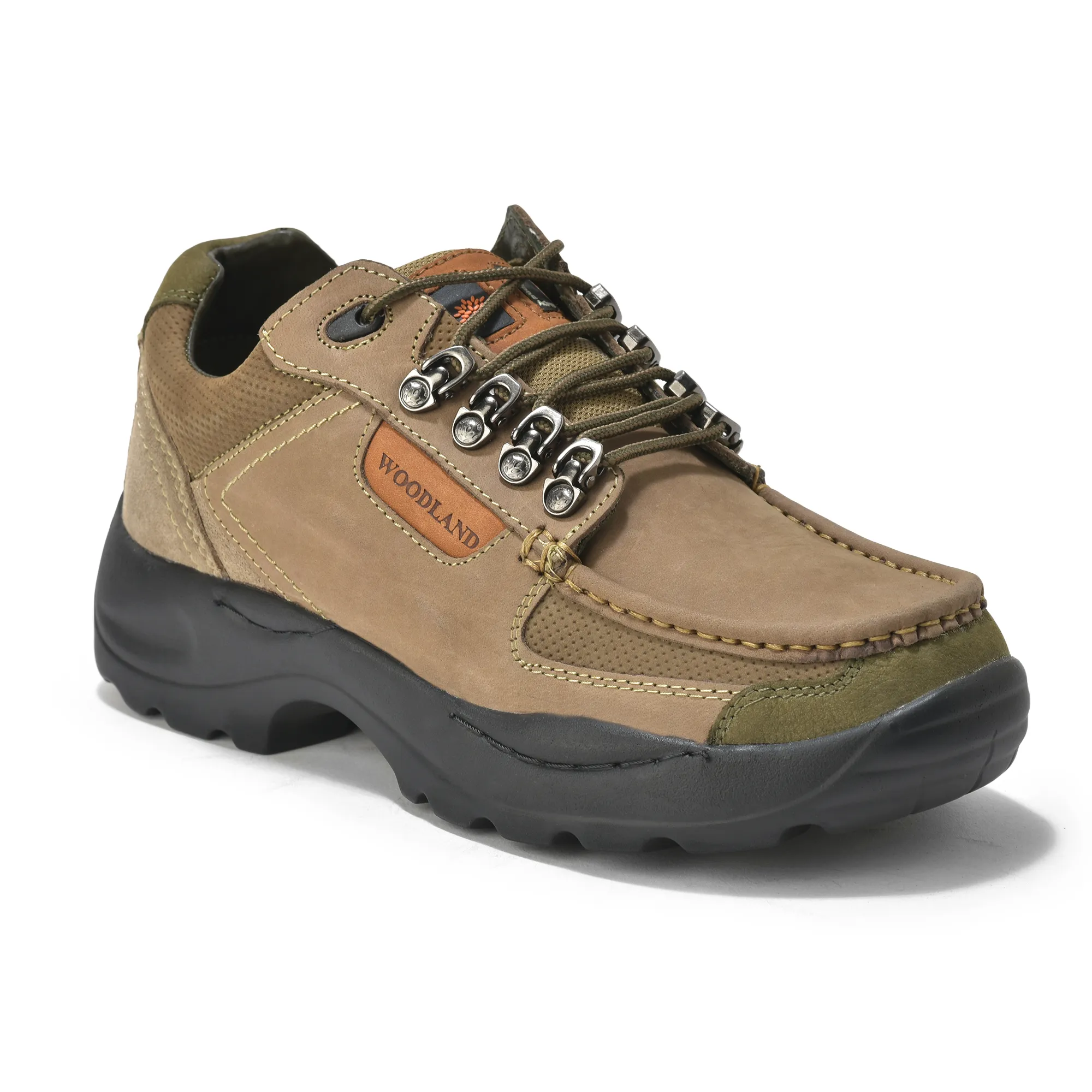 Dubaki Khaki Nubuck Casual Lace-up Shoes for Men - Thumbnail 3