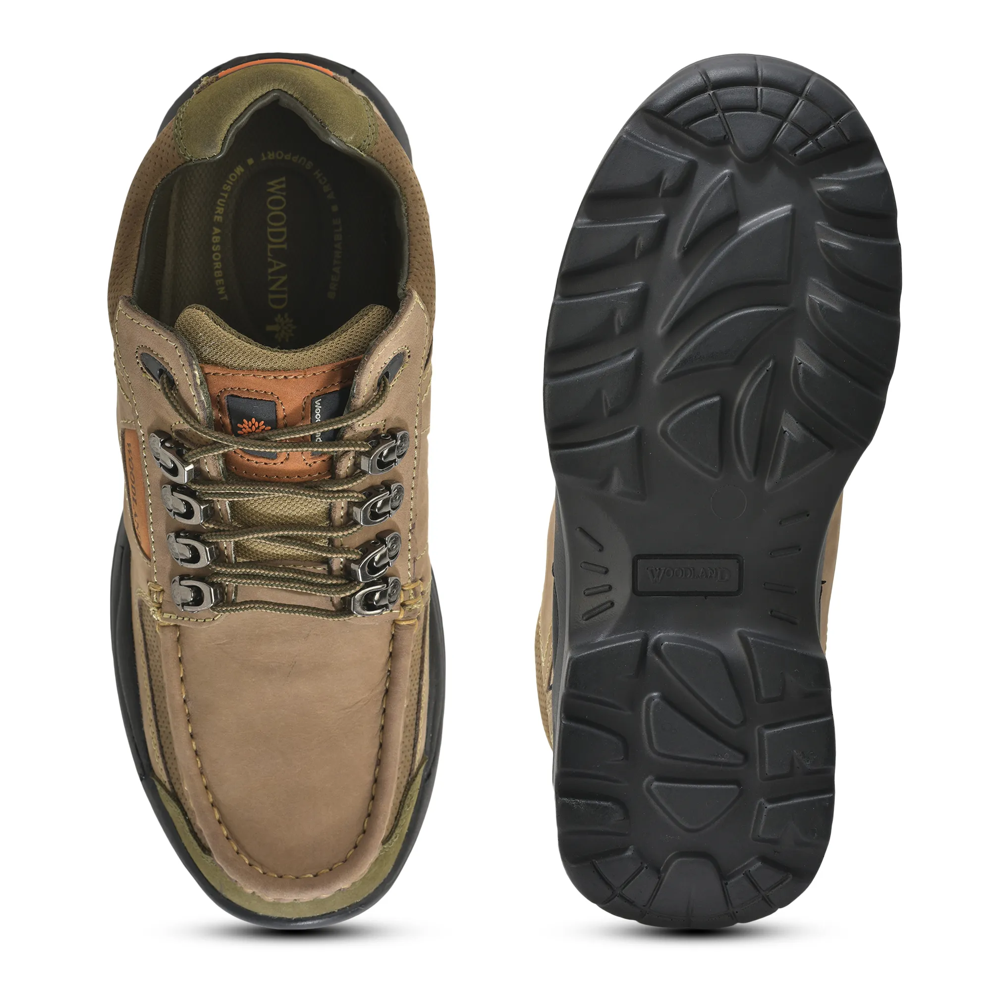 Dubaki Khaki Nubuck Casual Lace-up Shoes for Men - Thumbnail 9