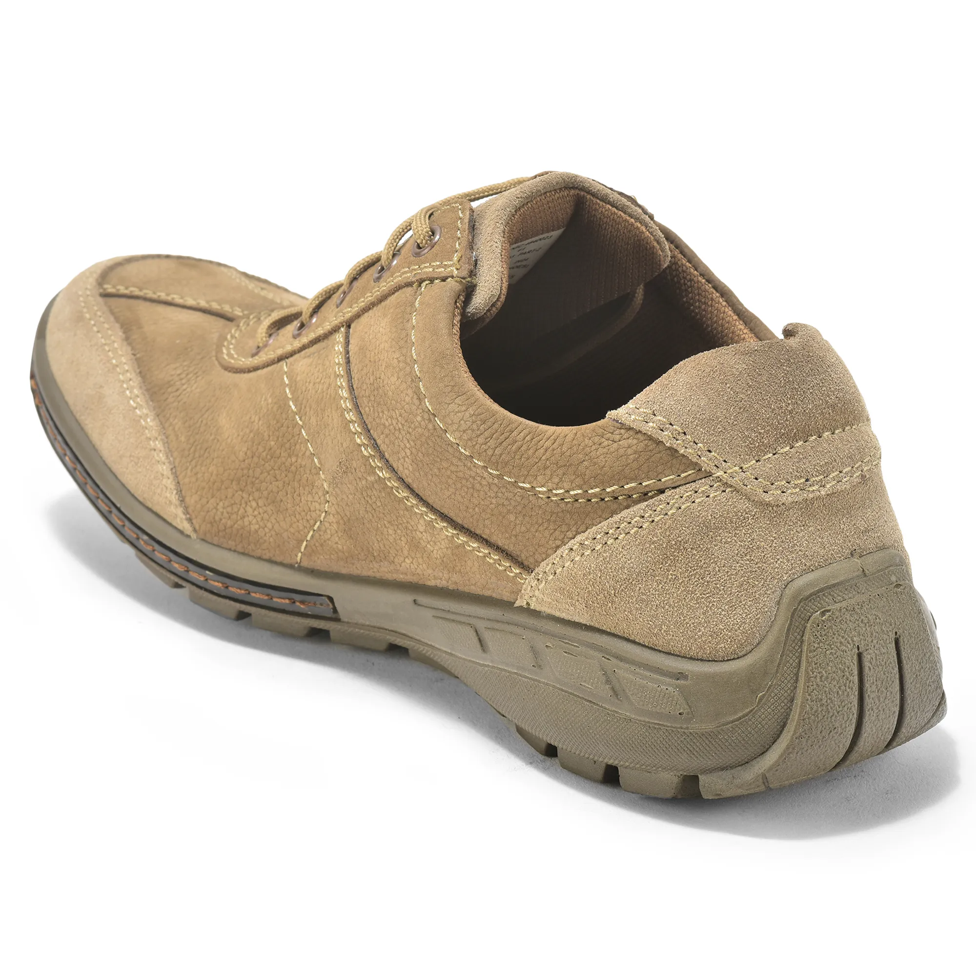 Casual Khaki lace-up shoes for men - Thumbnail 6