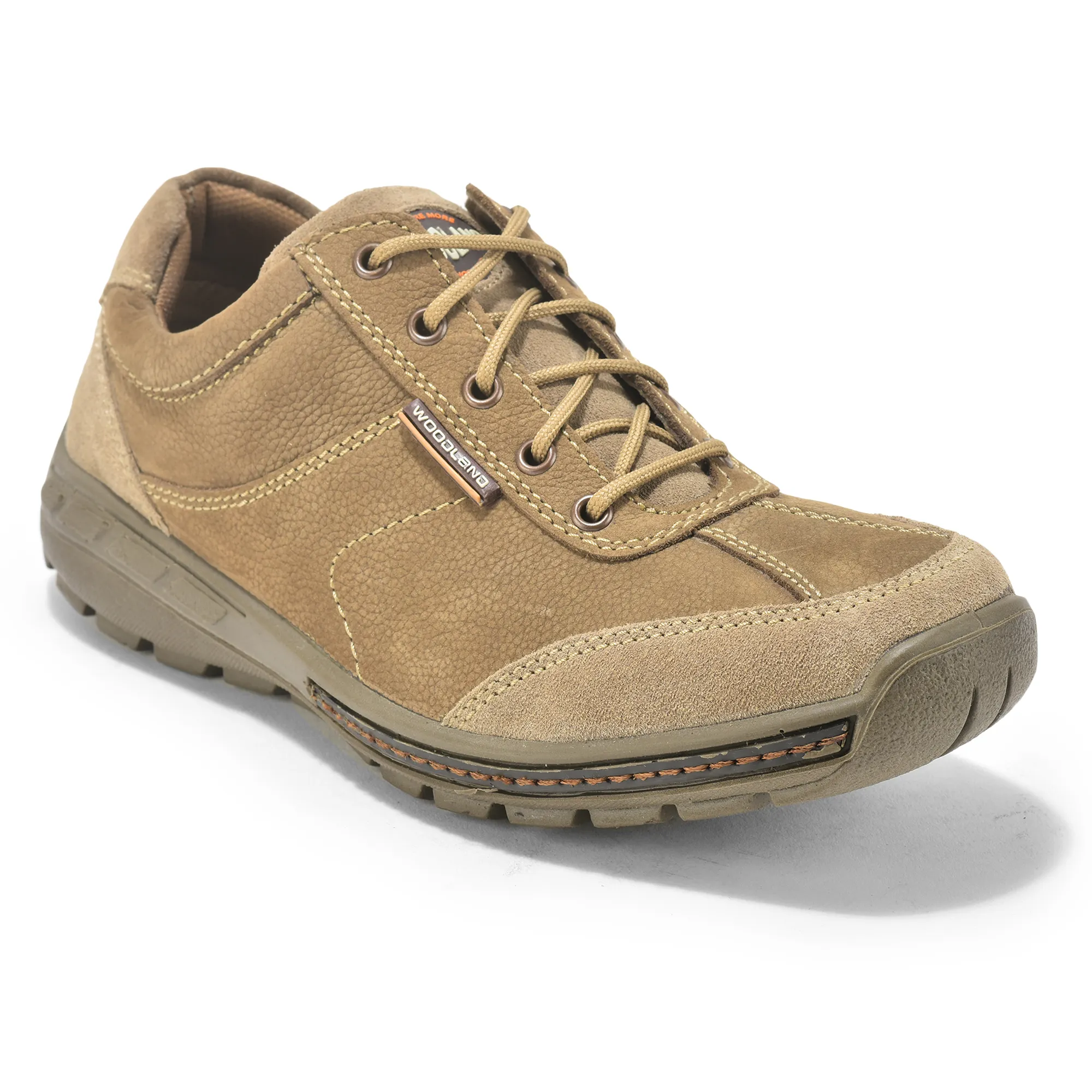 Casual Khaki lace-up shoes for men - Thumbnail 10