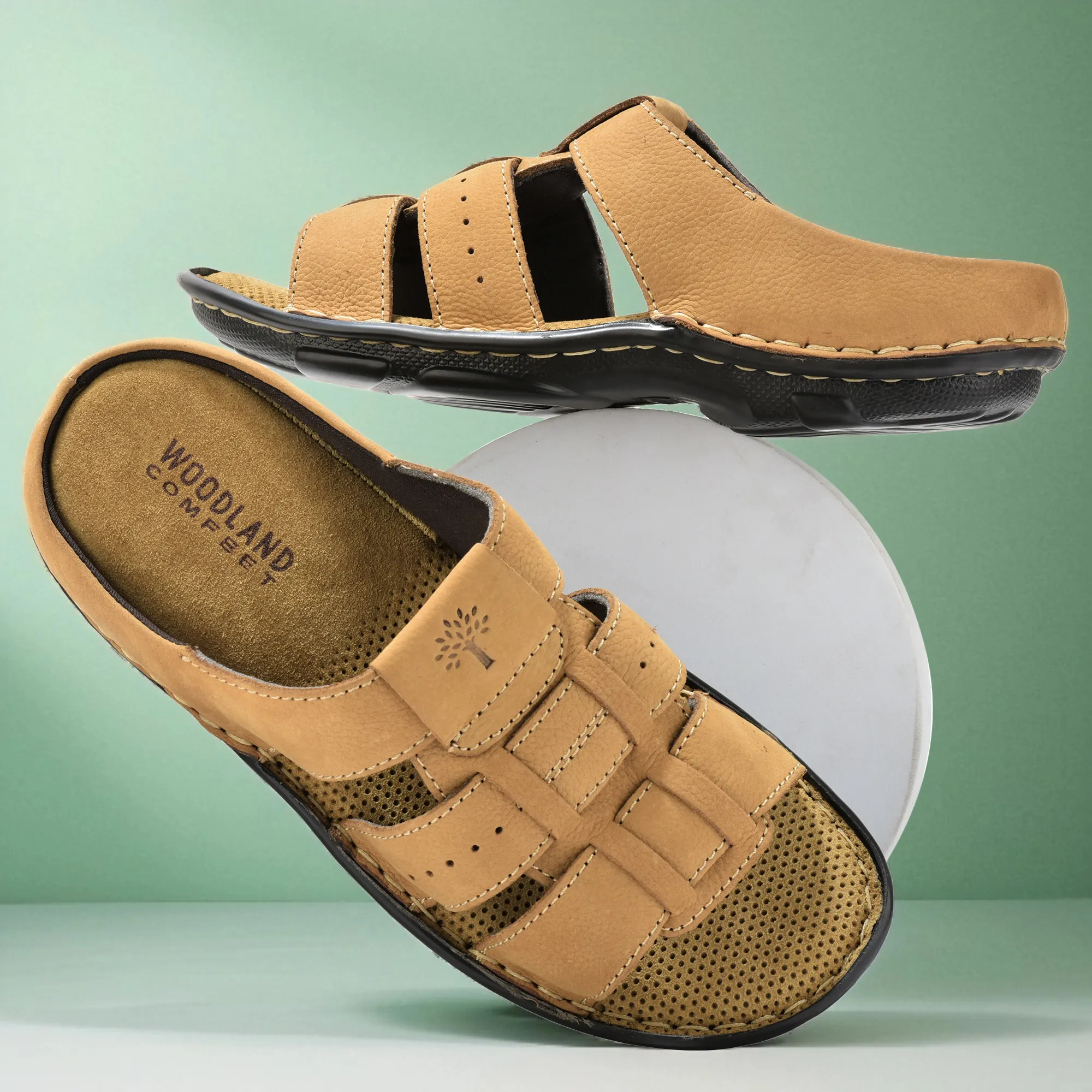 Woodland Everyday Camel Men Slipper - Thumbnail 9