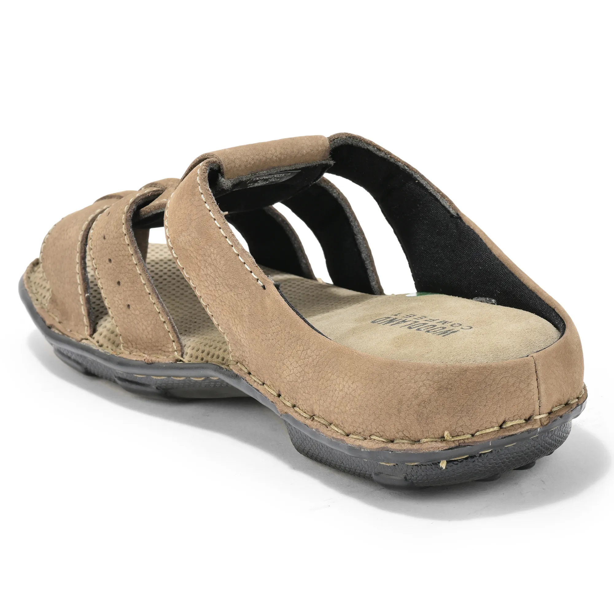 Woodland Everyday Dark Khaki Men Slipper - Thumbnail 6