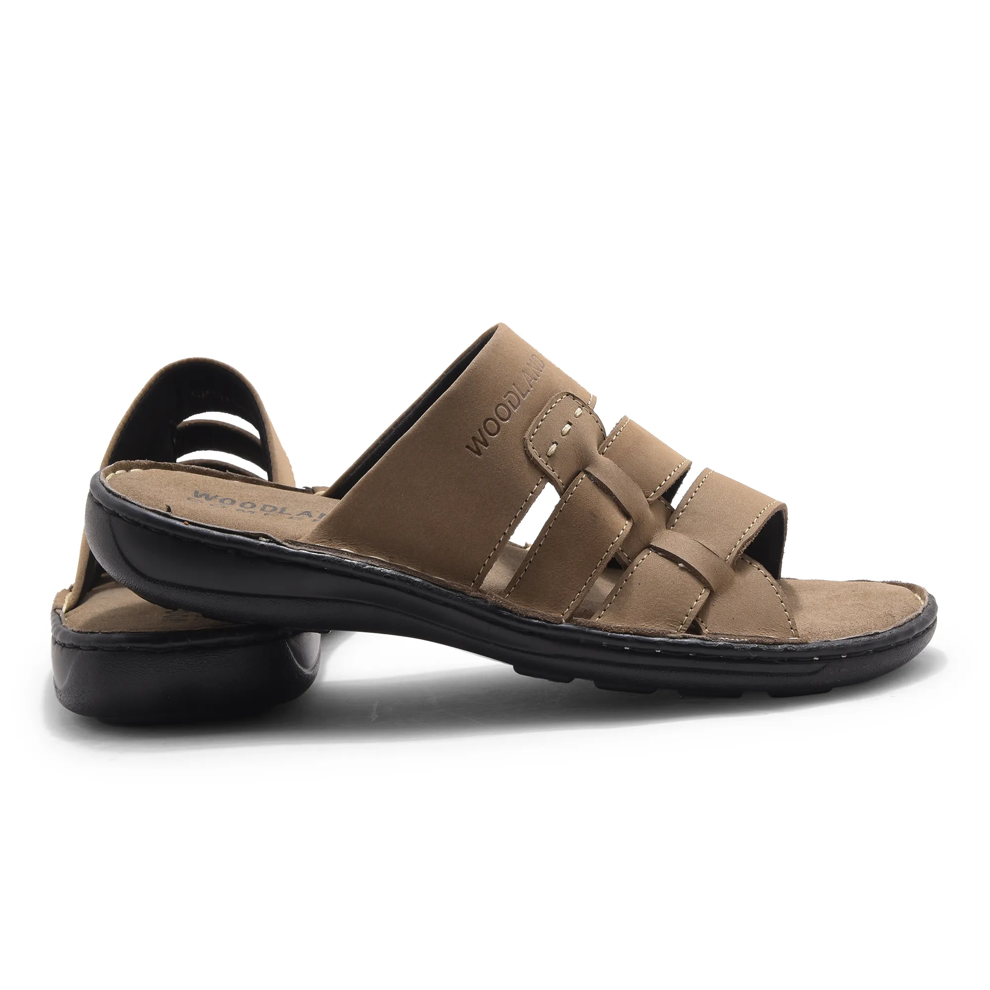 Dubai Khaki Nubuk Buff Mens Slippers - Thumbnail 11