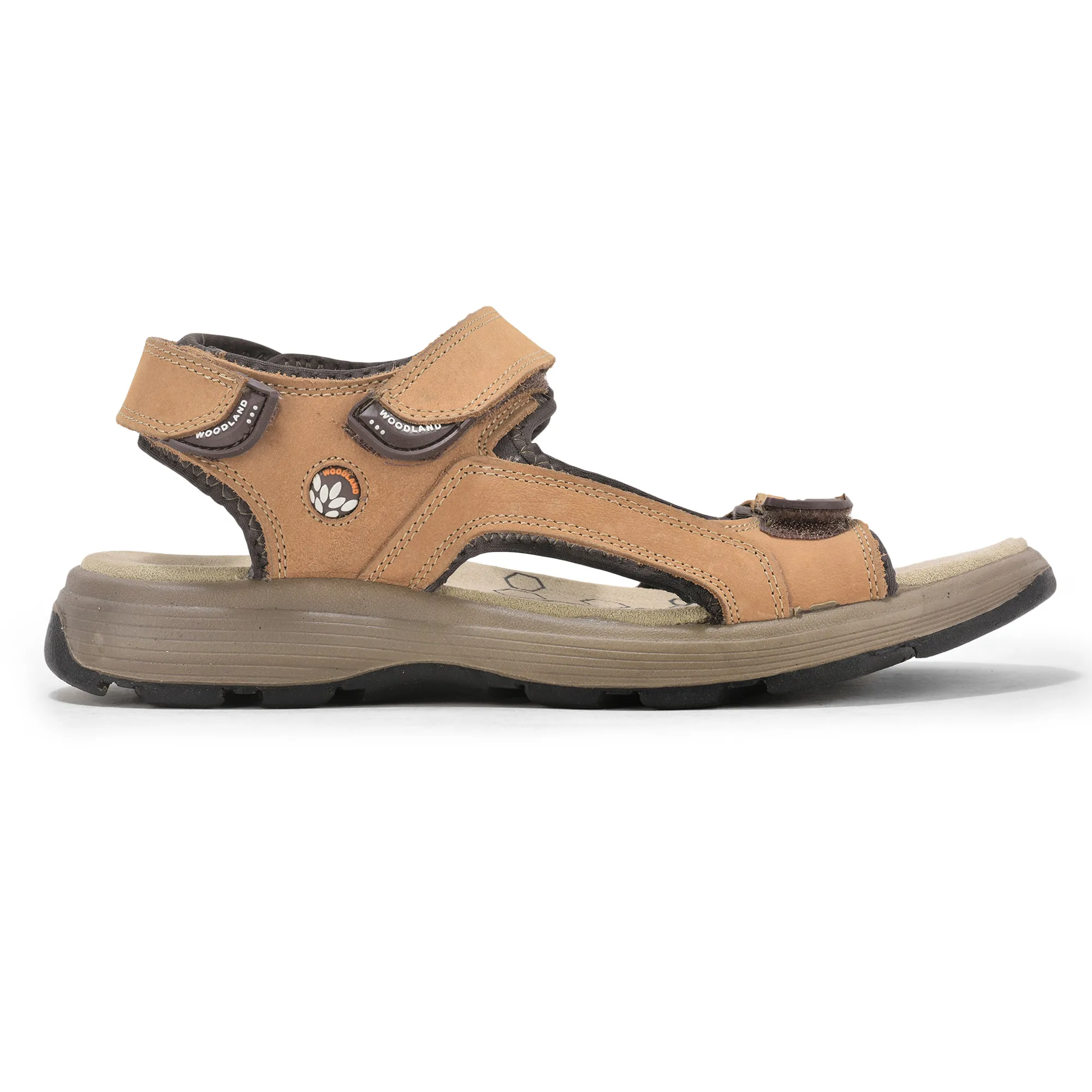 Nubuk Camel Sandals For Men - Image 1