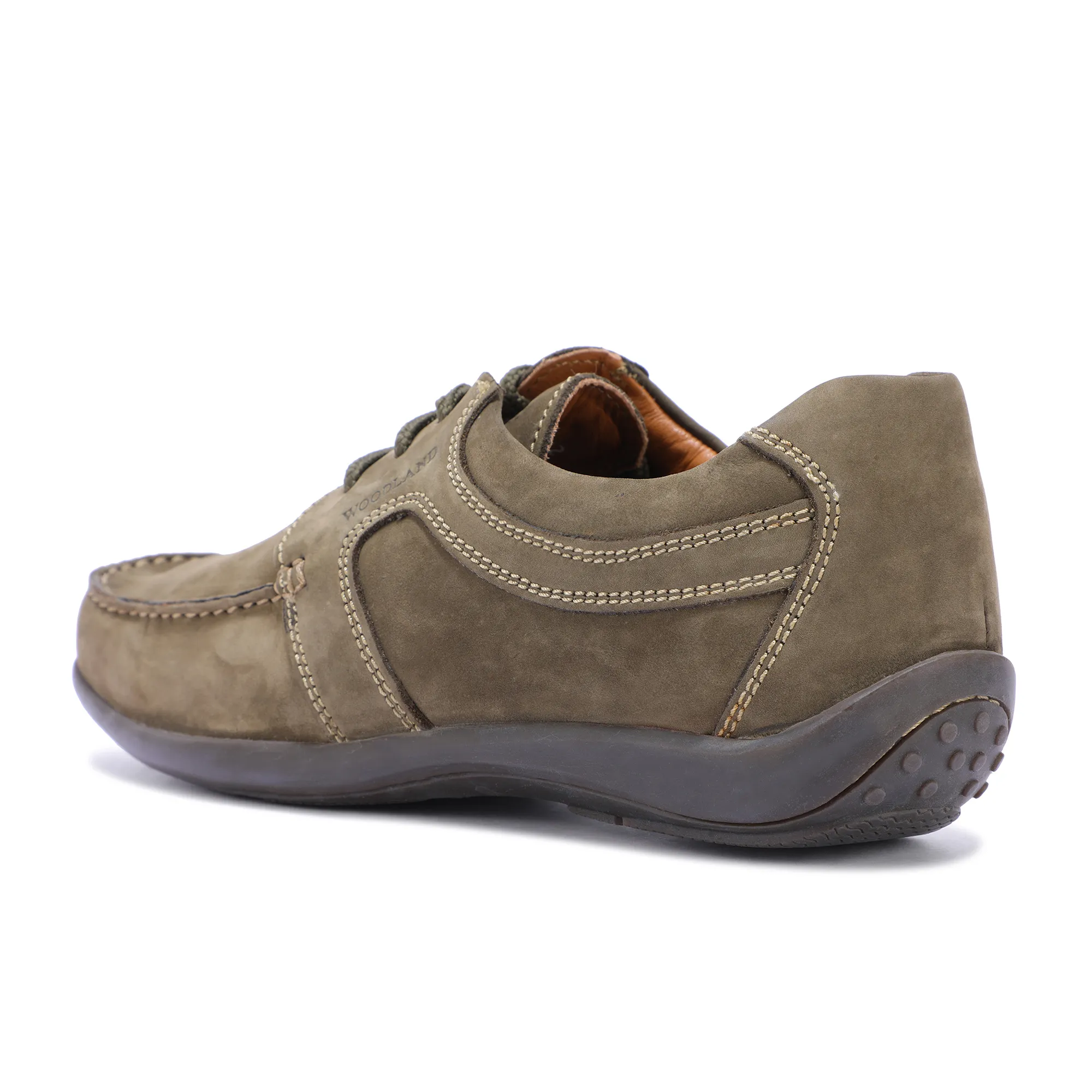 Woodland olive green casual shoes - Thumbnail 5