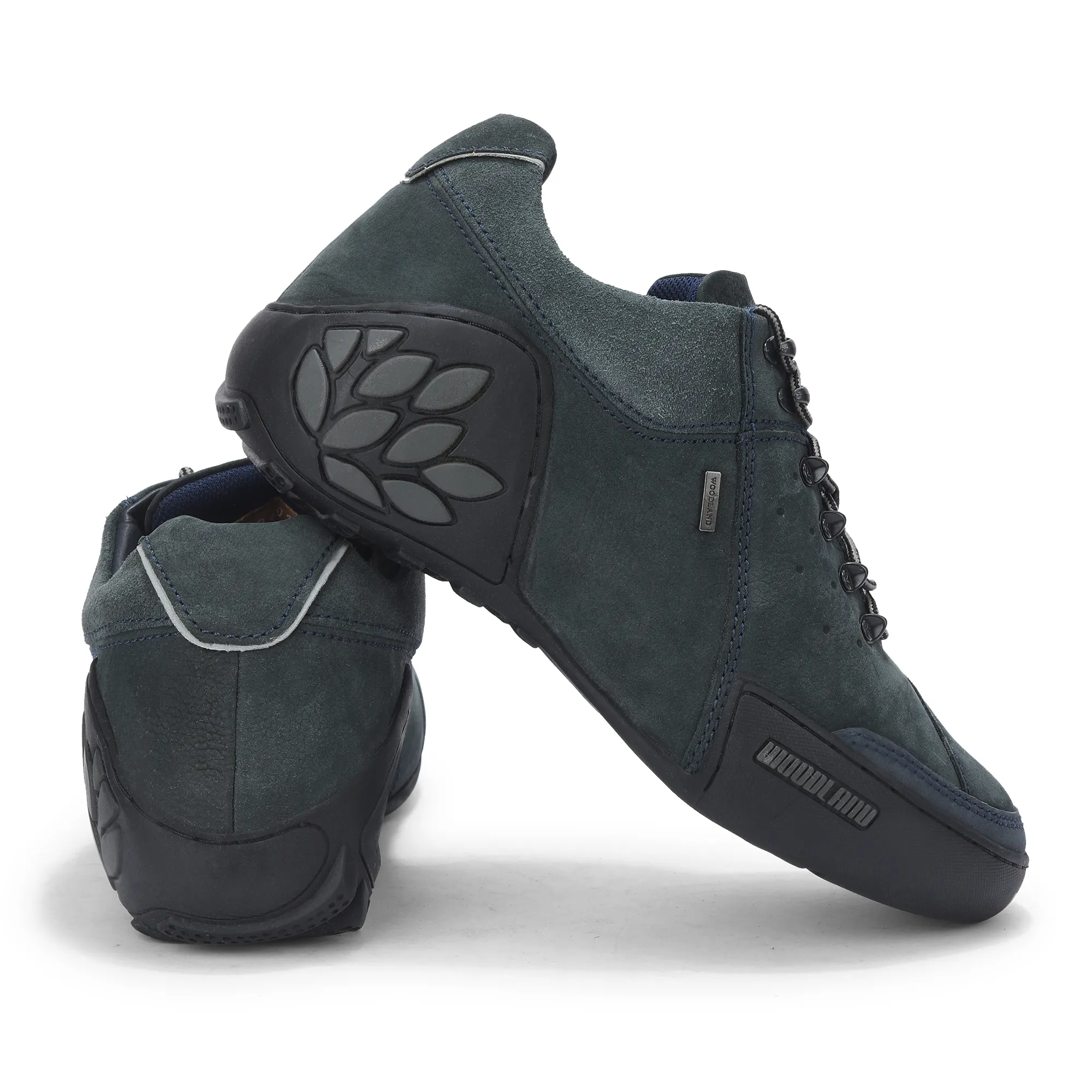 Dark Navy Casual Lace Up Shoes For Men - Thumbnail 10