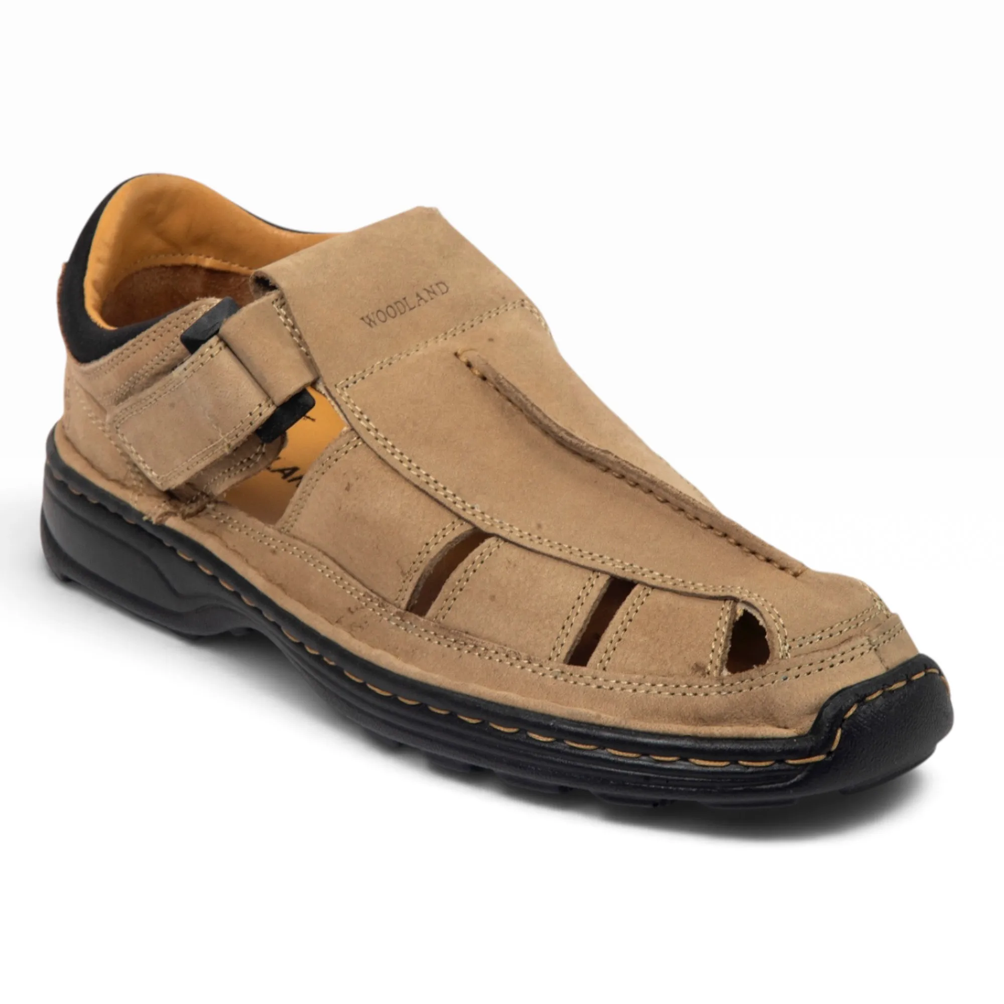 Khaki Closed Toe Sandal for men 13