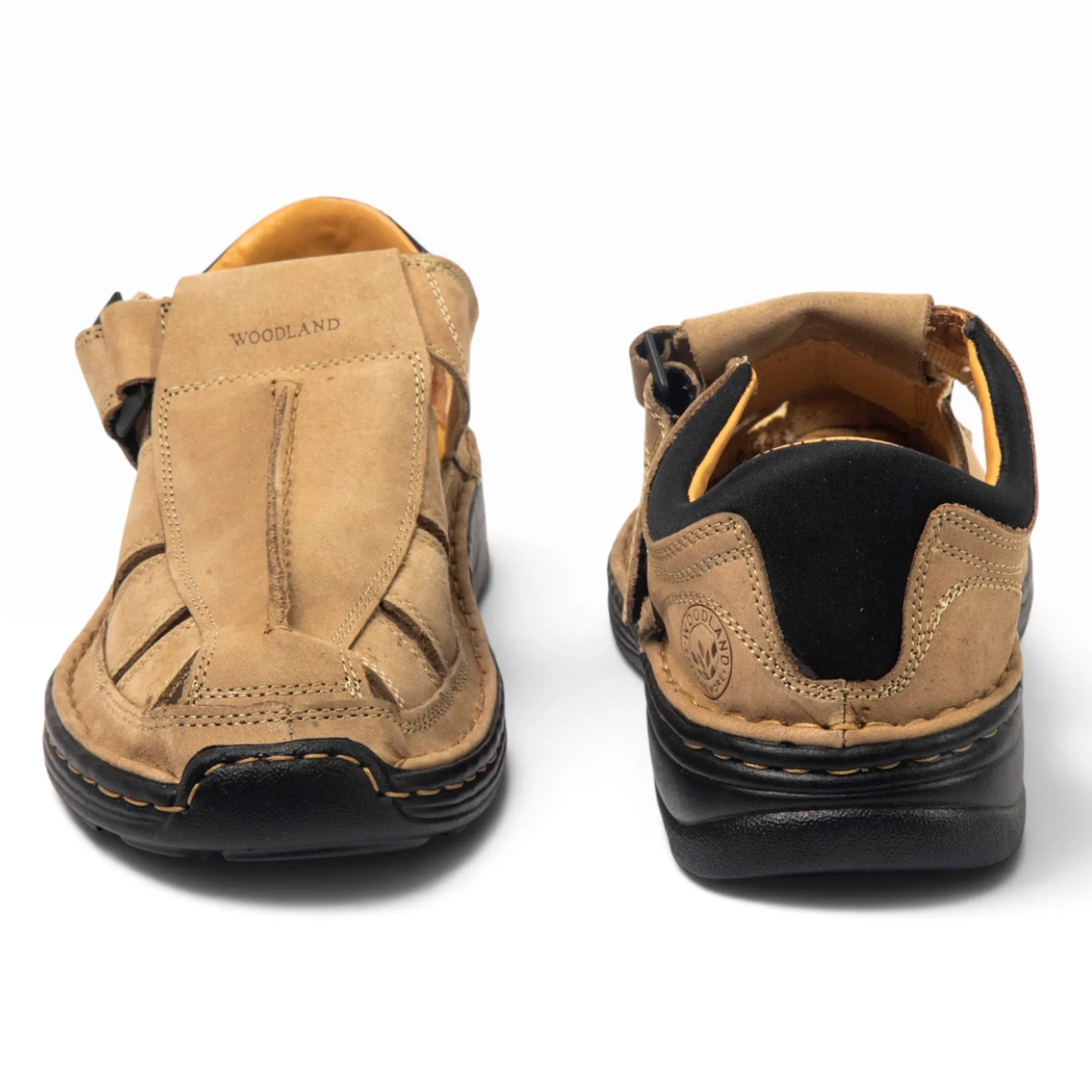 Khaki Closed Toe Sandal for men 15