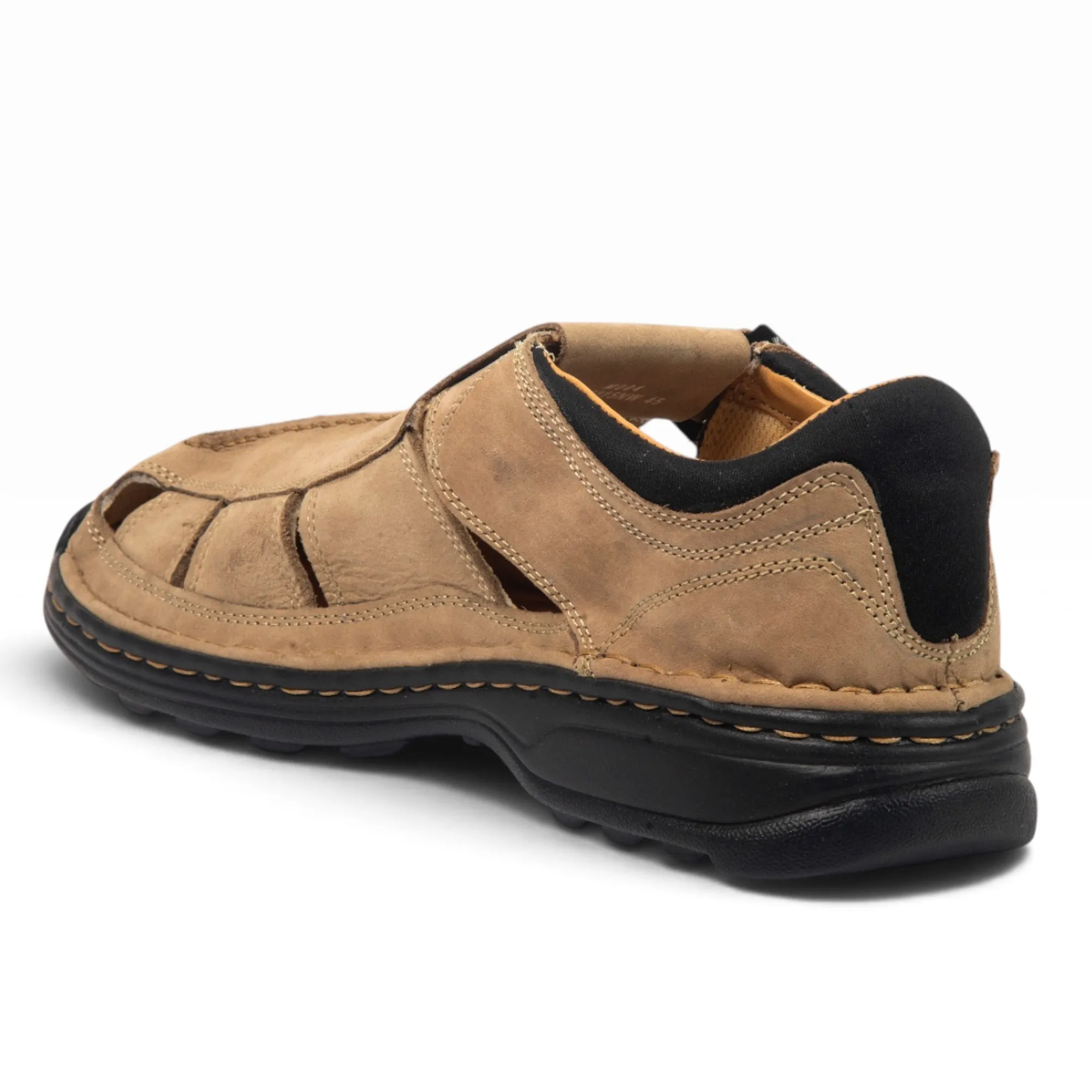 Khaki Closed Toe Sandal for men 8