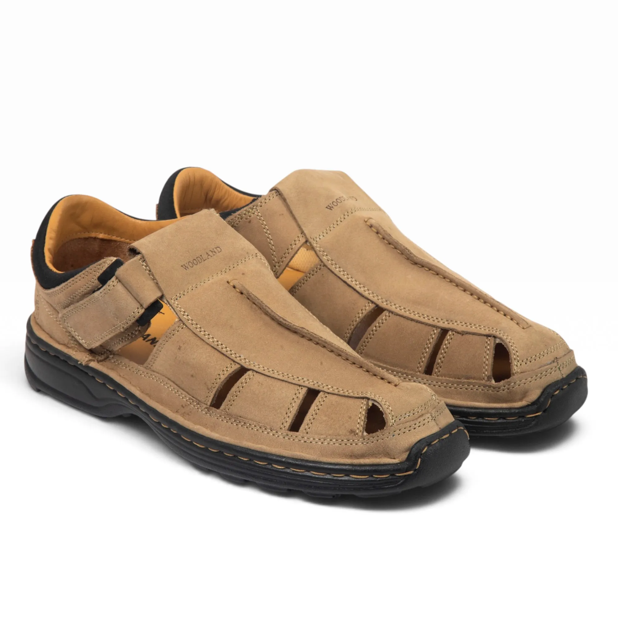 Khaki Closed Toe Sandal for men 9