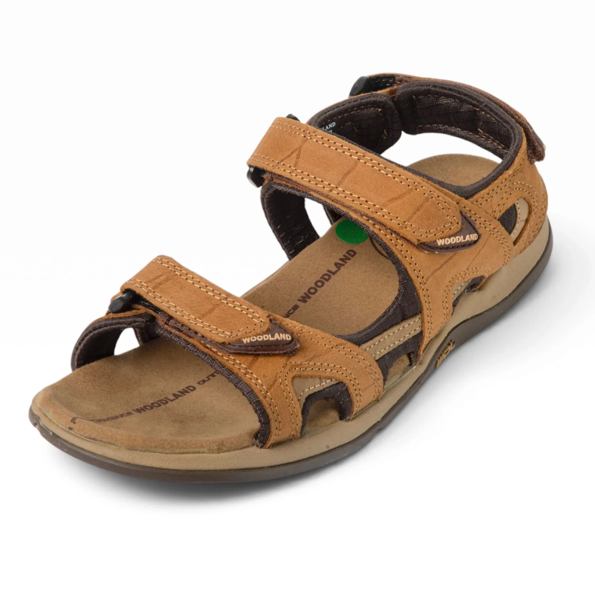 Woodland CAMEL back strap floater sandals 12