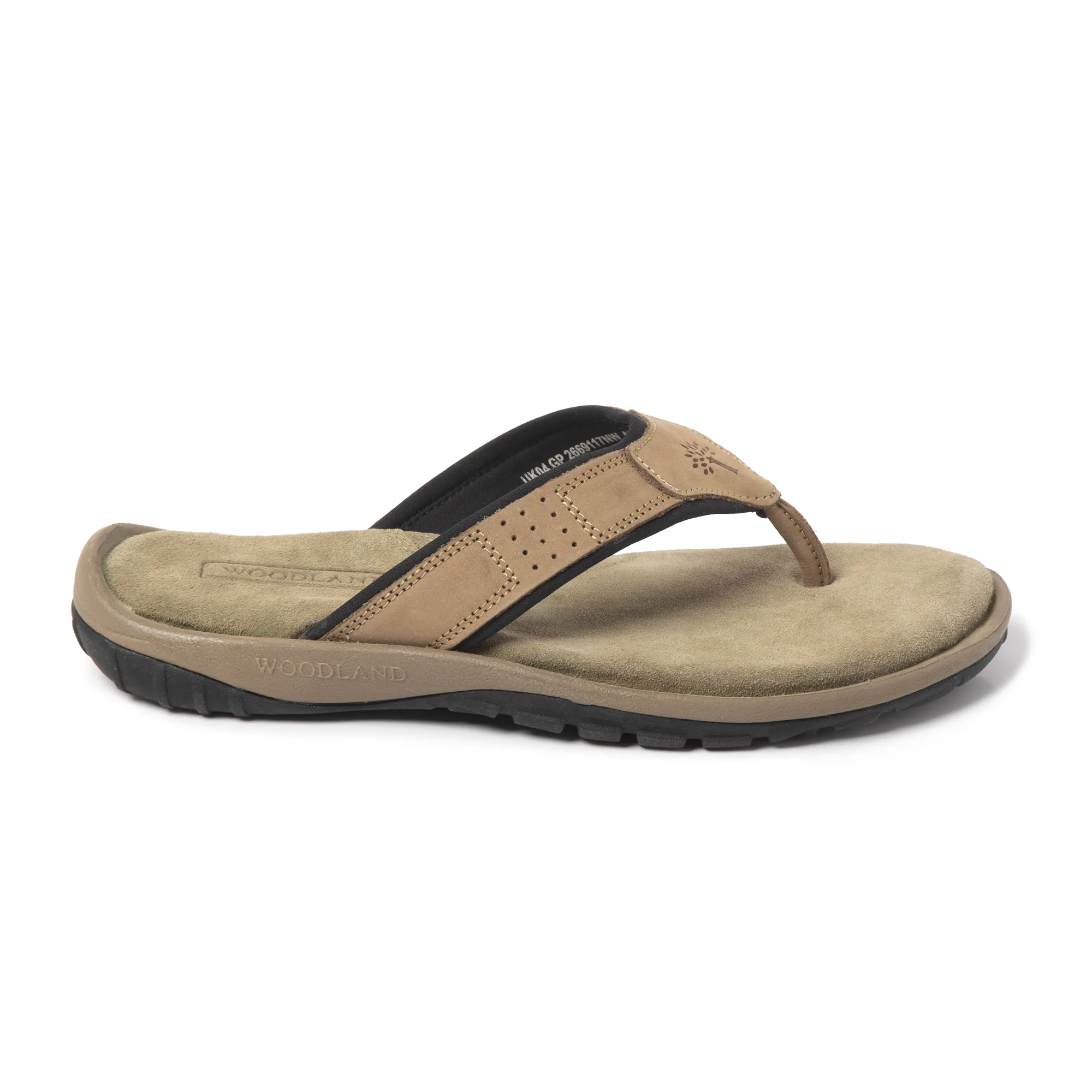 Khaki sandal for men - Thumbnail 2