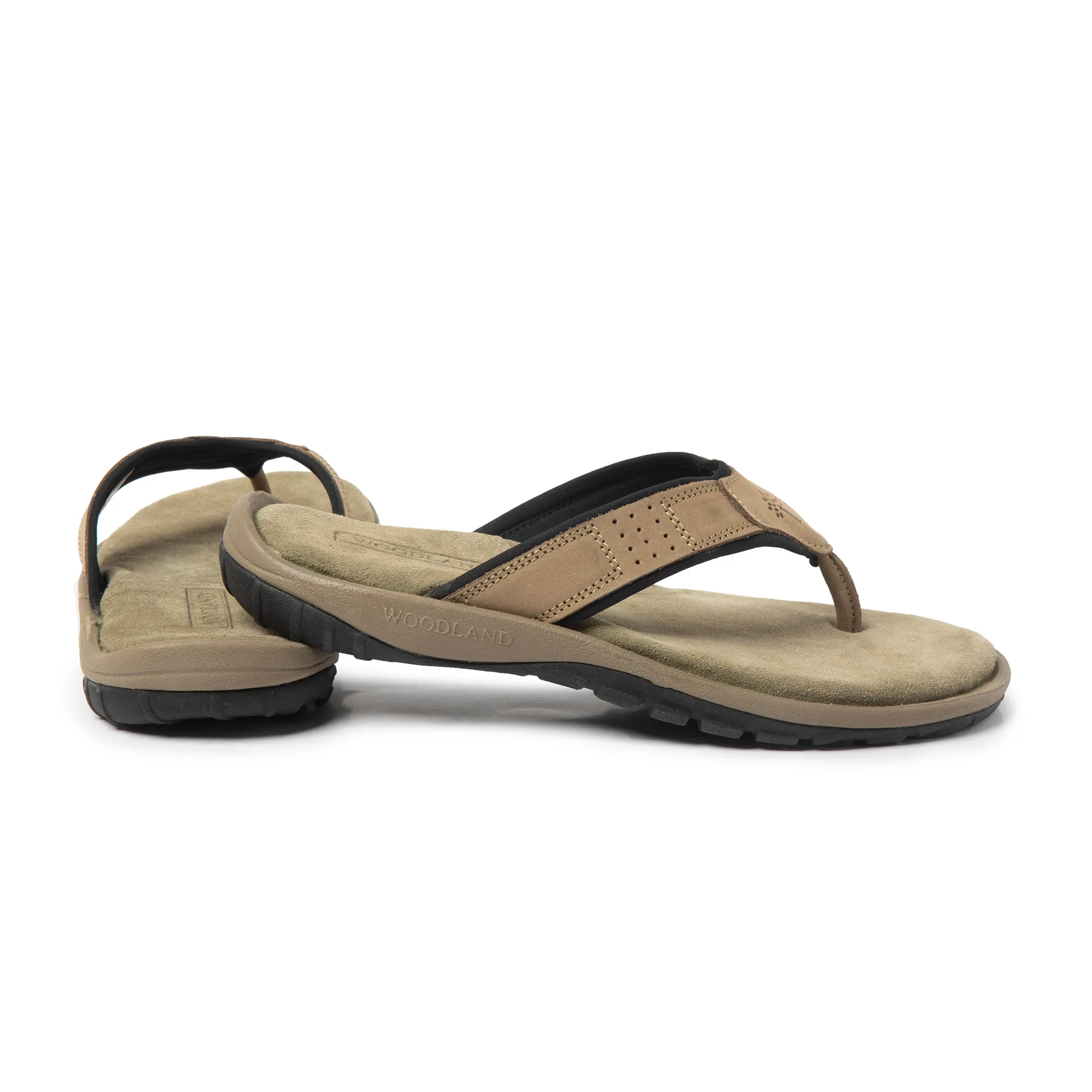 Khaki sandal for men - Thumbnail 3