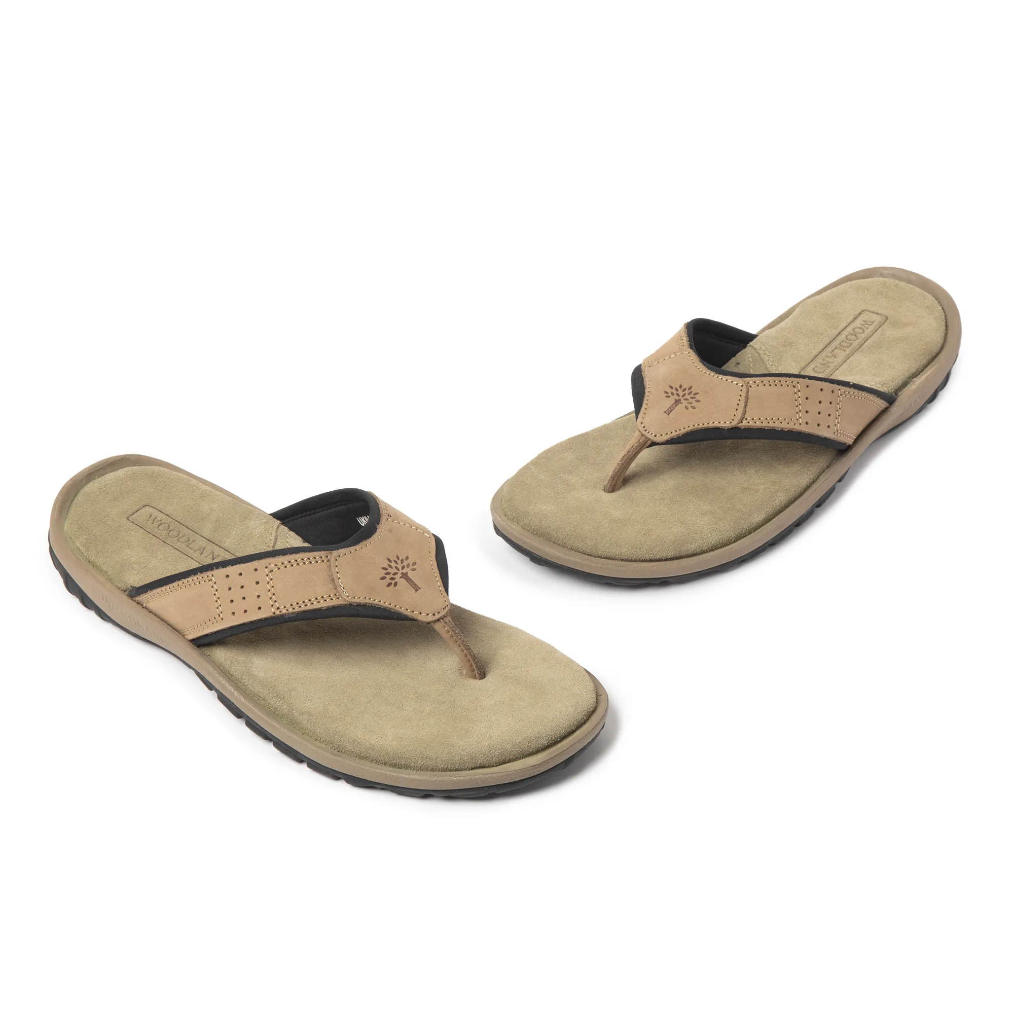 Khaki sandal for men - Thumbnail 8