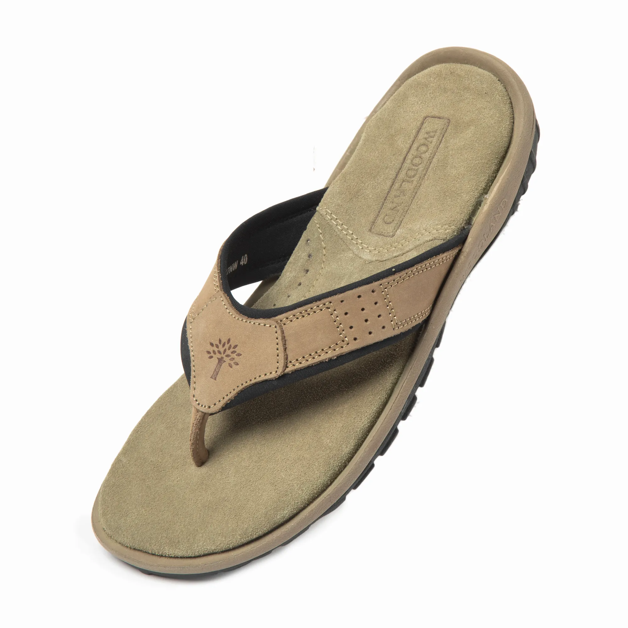 Khaki sandal for men - Thumbnail 10
