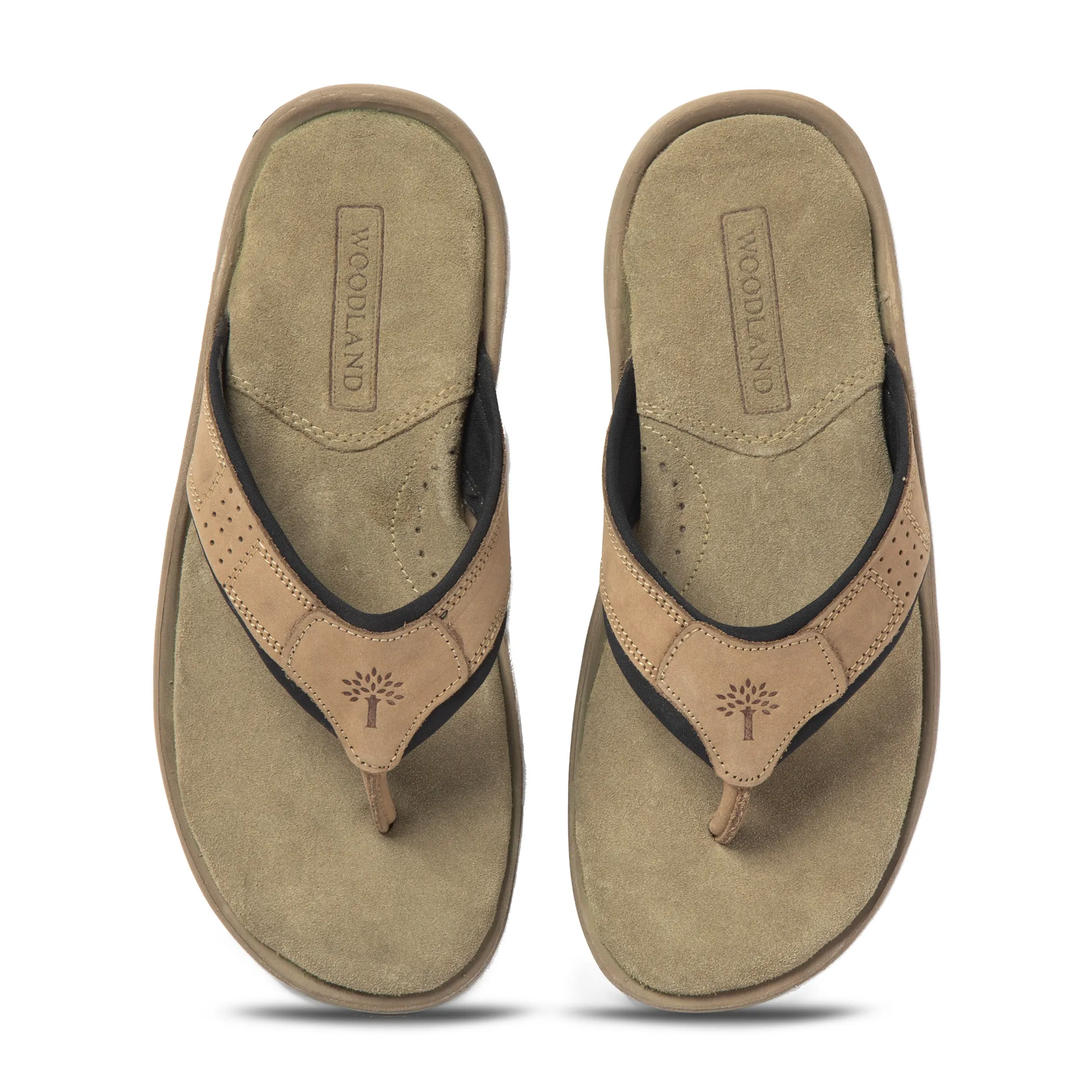 Khaki sandal for men - Thumbnail 11