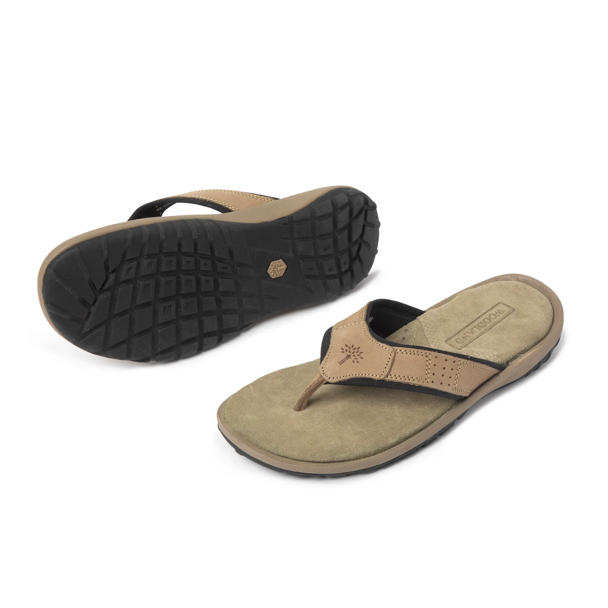 Khaki sandal for men - Thumbnail 12