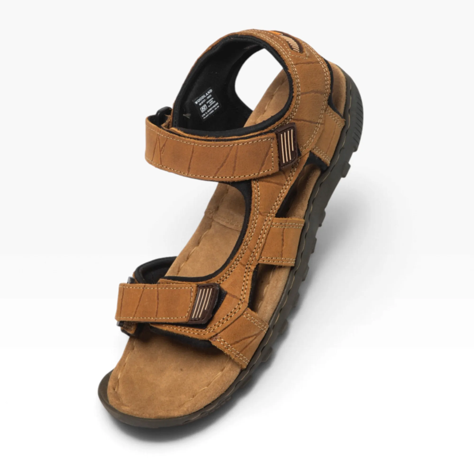 Woodland Camel back strap floater sandals 12