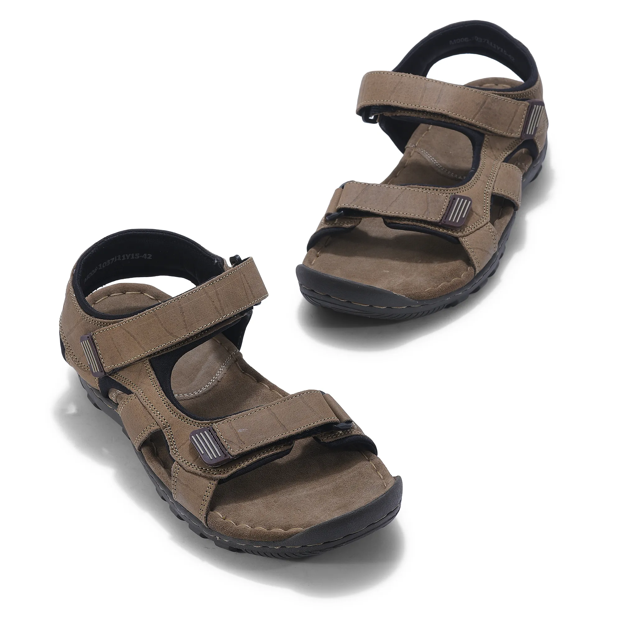 Woodland khaki back strap floater sandals - Thumbnail 2