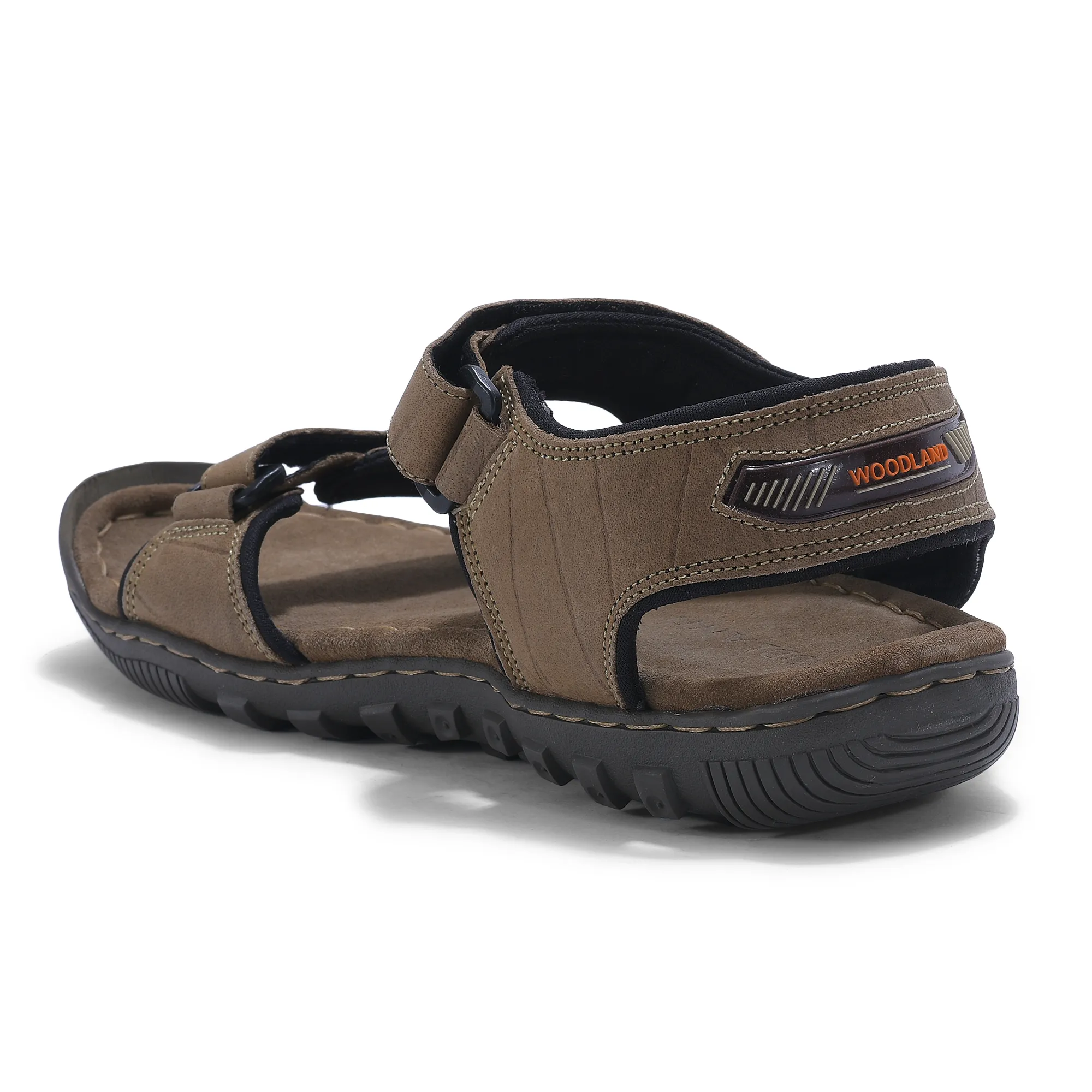 Woodland khaki back strap floater sandals - Thumbnail 5