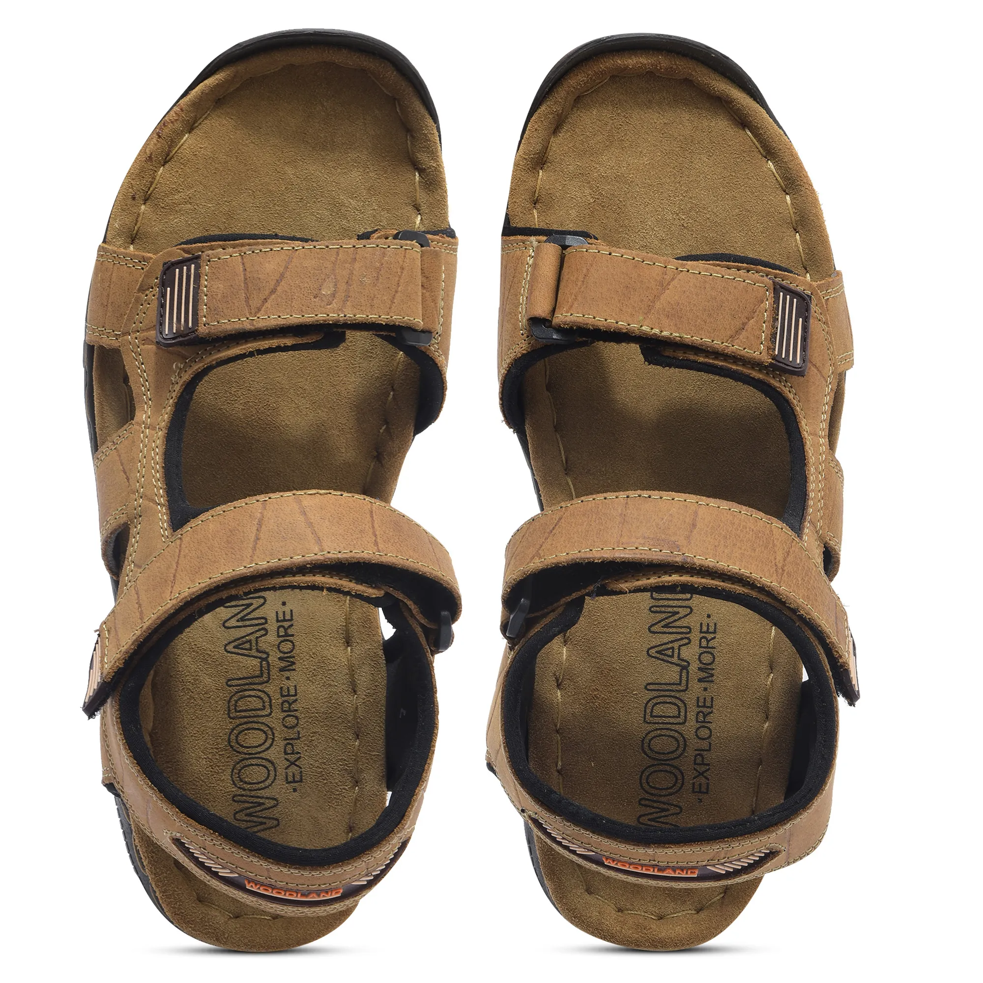 Woodland Camel back strap floater sandals - Thumbnail 4