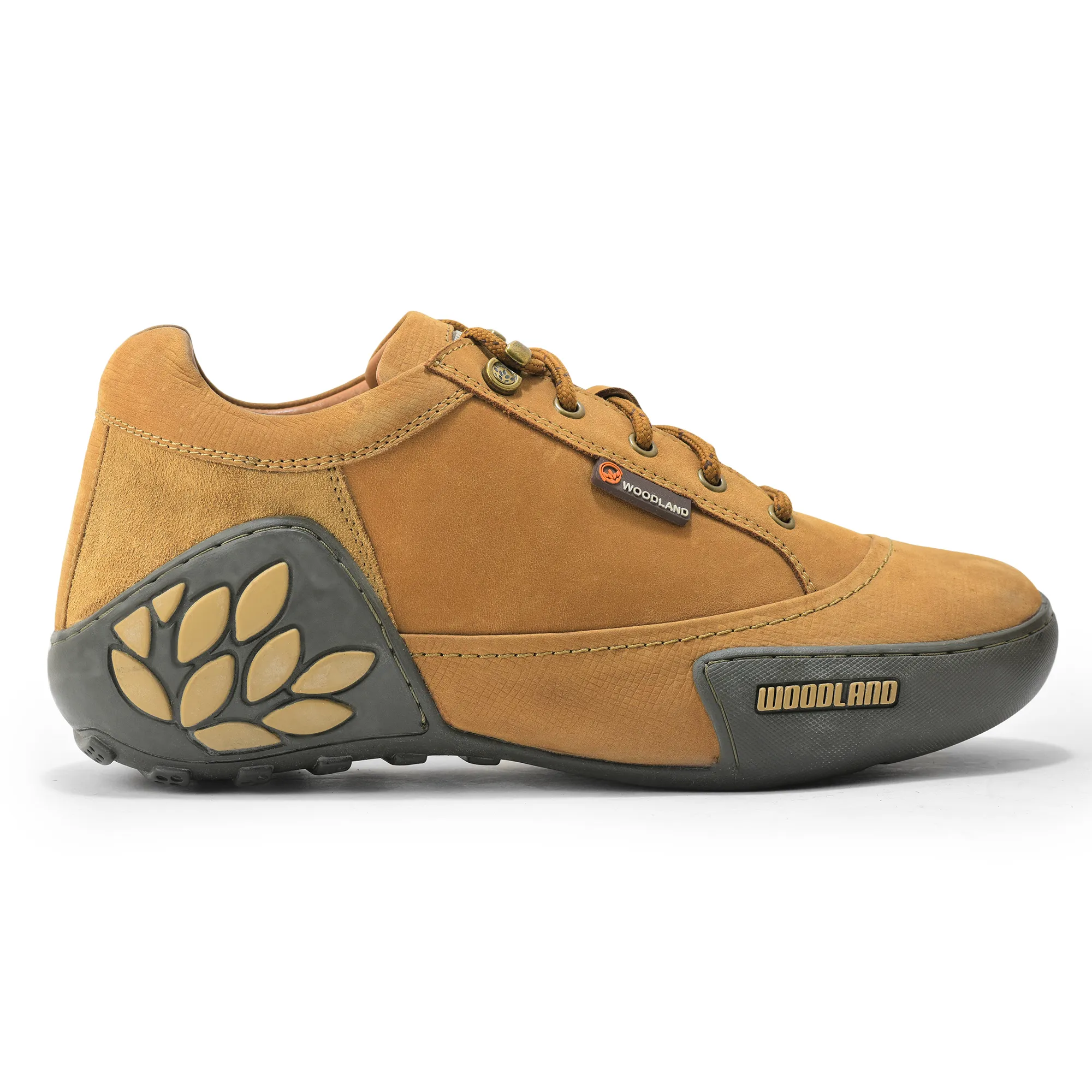 Men Camel Nubuck Adventure Lace-Up Casual Shoes
 - Thumbnail 2