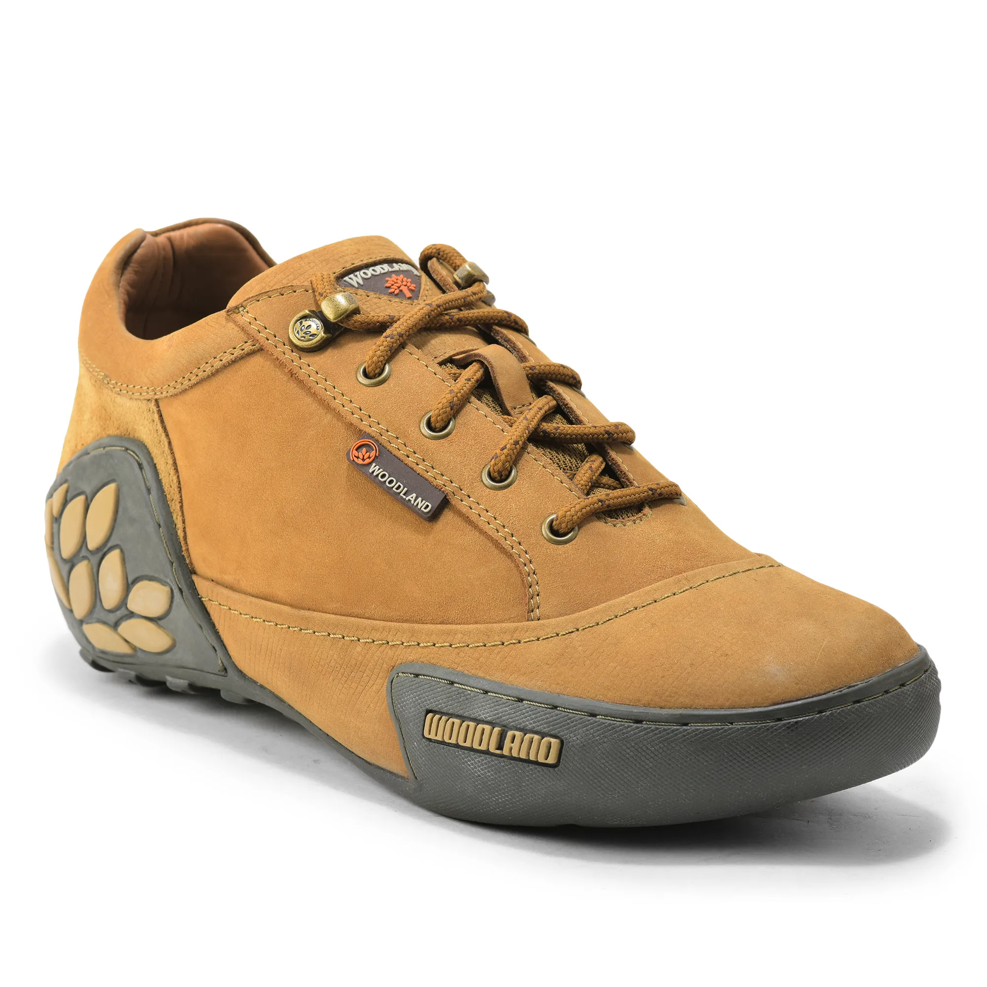 Men Camel Nubuck Adventure Lace-Up Casual Shoes
 - Thumbnail 3