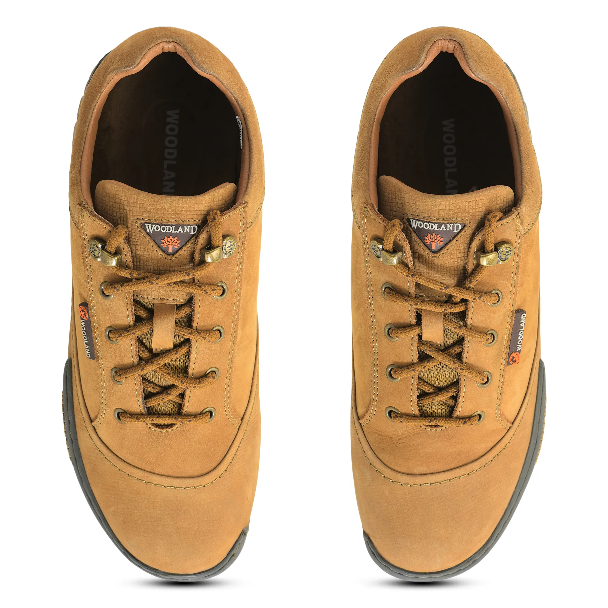 Men Camel Nubuck Adventure Lace-Up Casual Shoes
 - Thumbnail 5