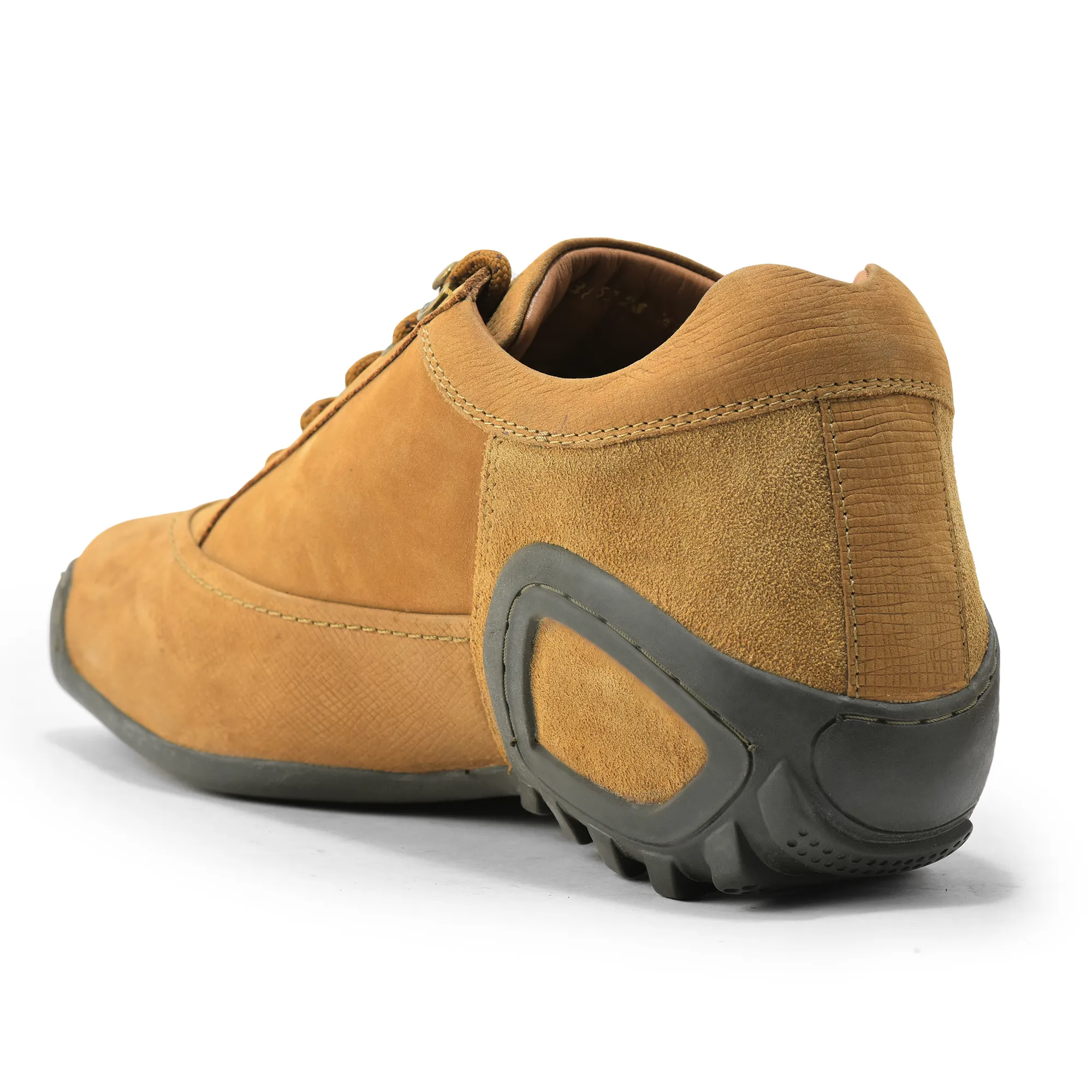 Men Camel Nubuck Adventure Lace-Up Casual Shoes
 - Thumbnail 7