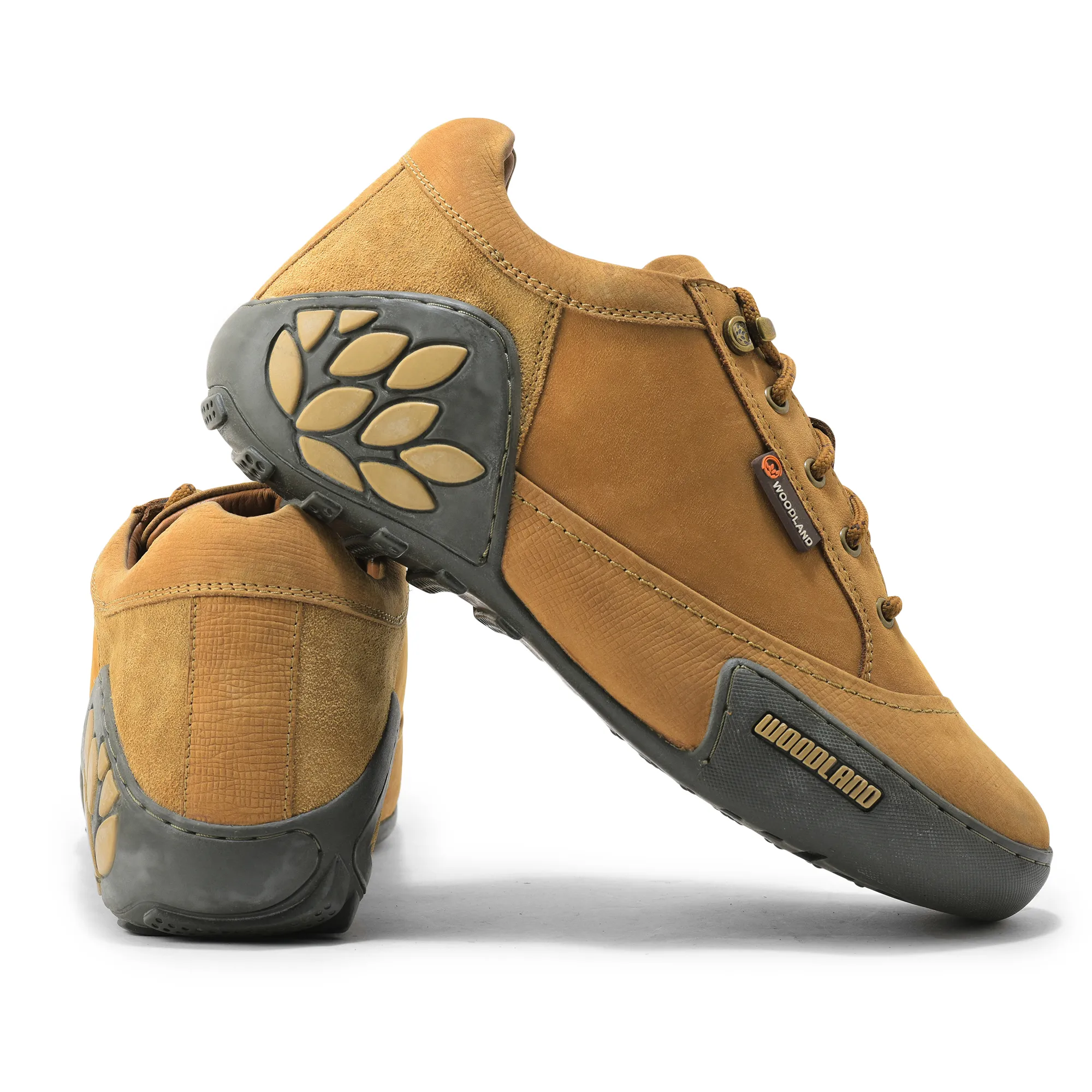 Men Camel Nubuck Adventure Lace-Up Casual Shoes
 - Thumbnail 10