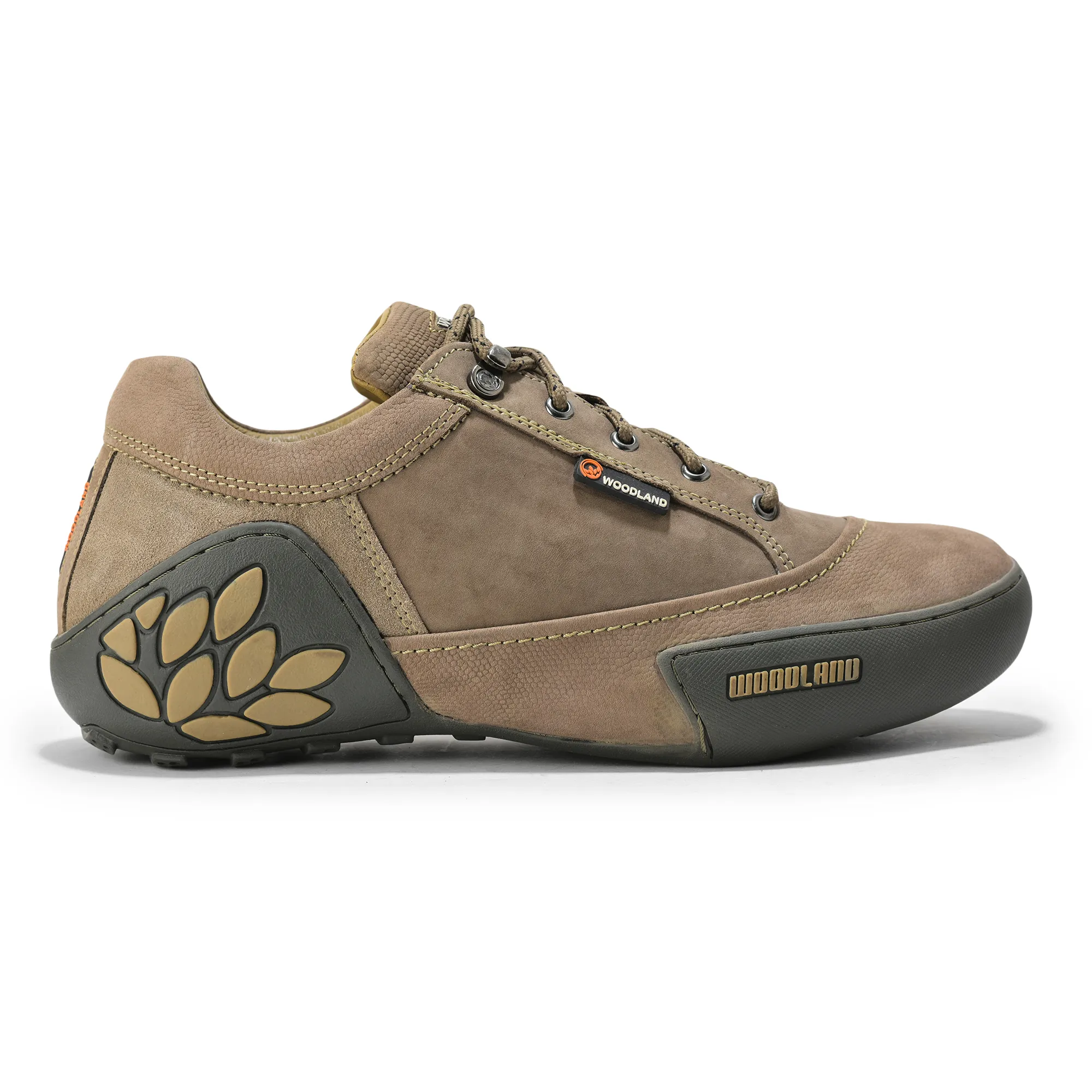 Men Dubai Khaki Nubuck Adventure Lace-Up Casual Shoes
 - Thumbnail 2