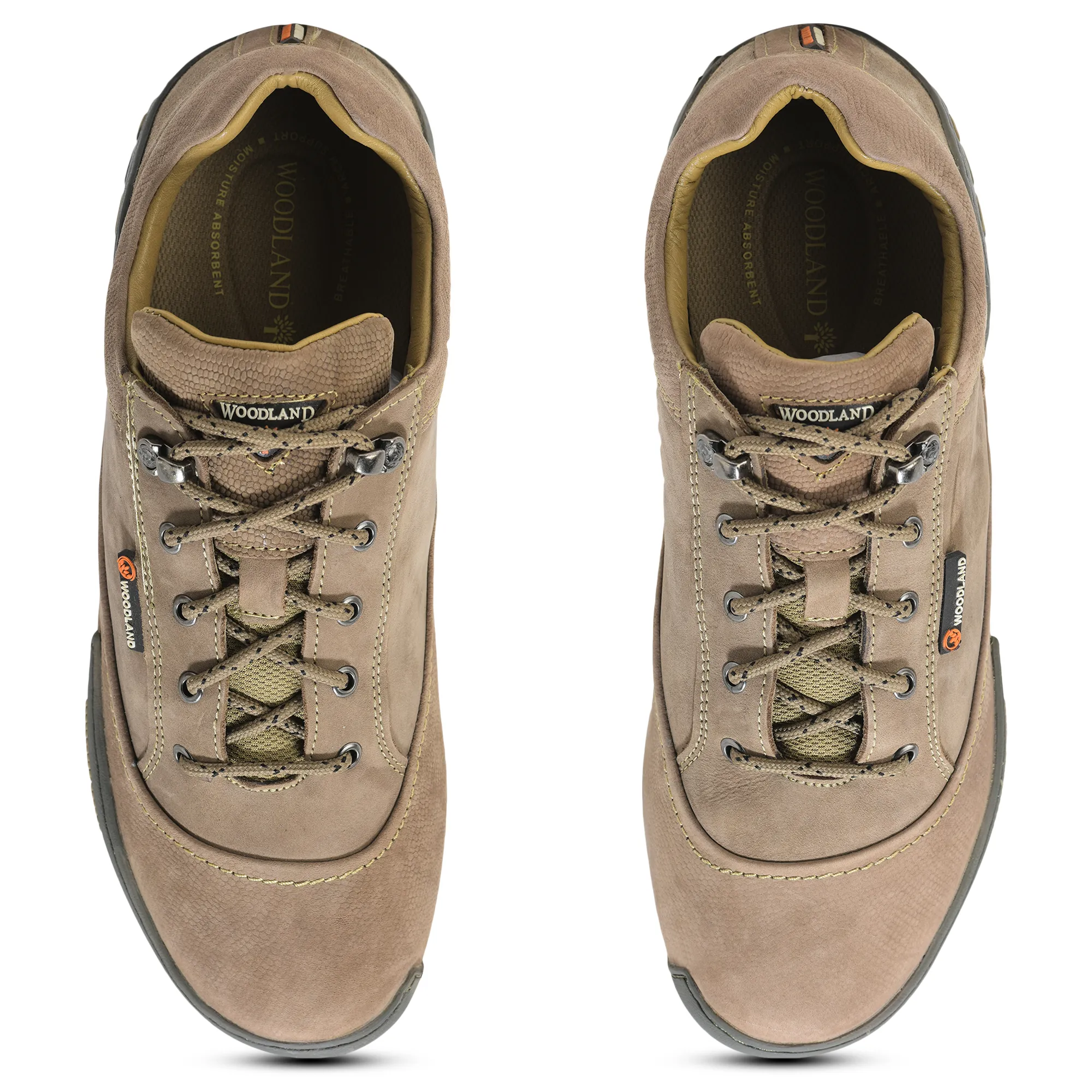 Men Dubai Khaki Nubuck Adventure Lace-Up Casual Shoes
 - Thumbnail 5